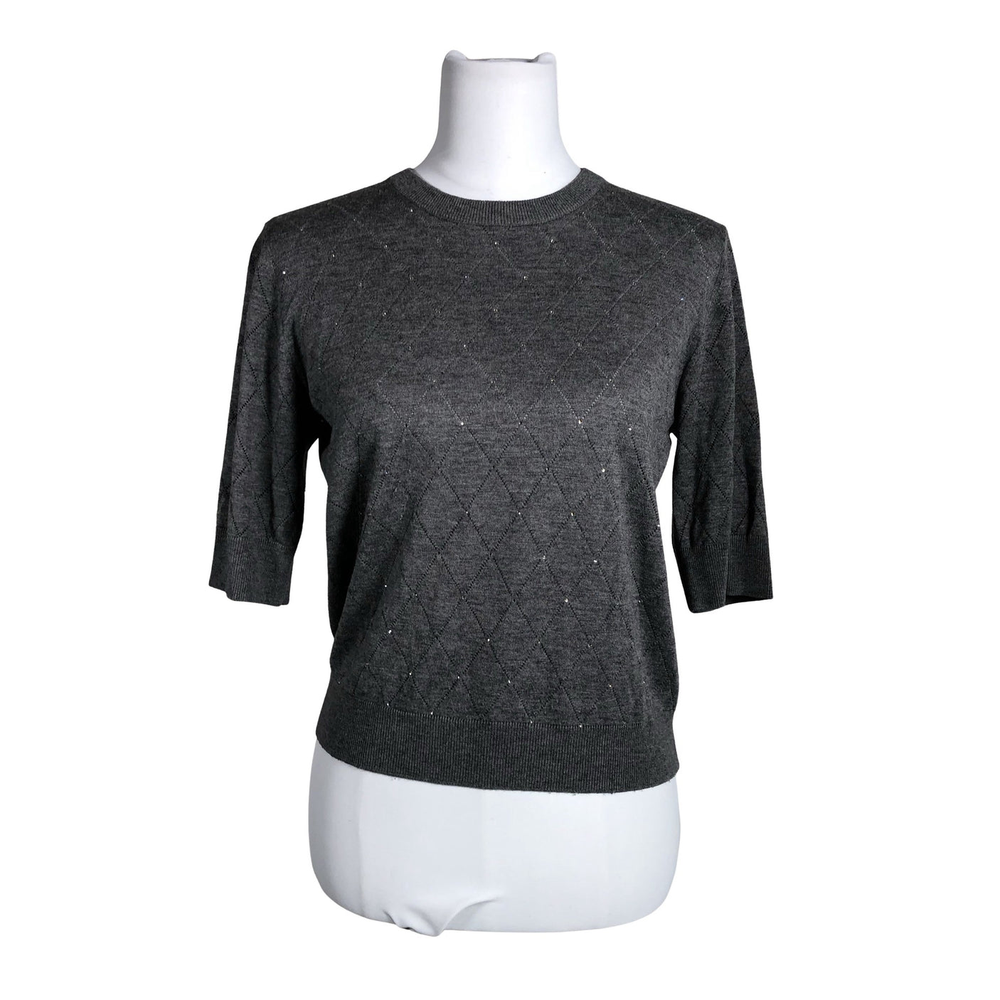 Naisten MaxMara - Neulepaita, koko 38 - Harmaa (1)
