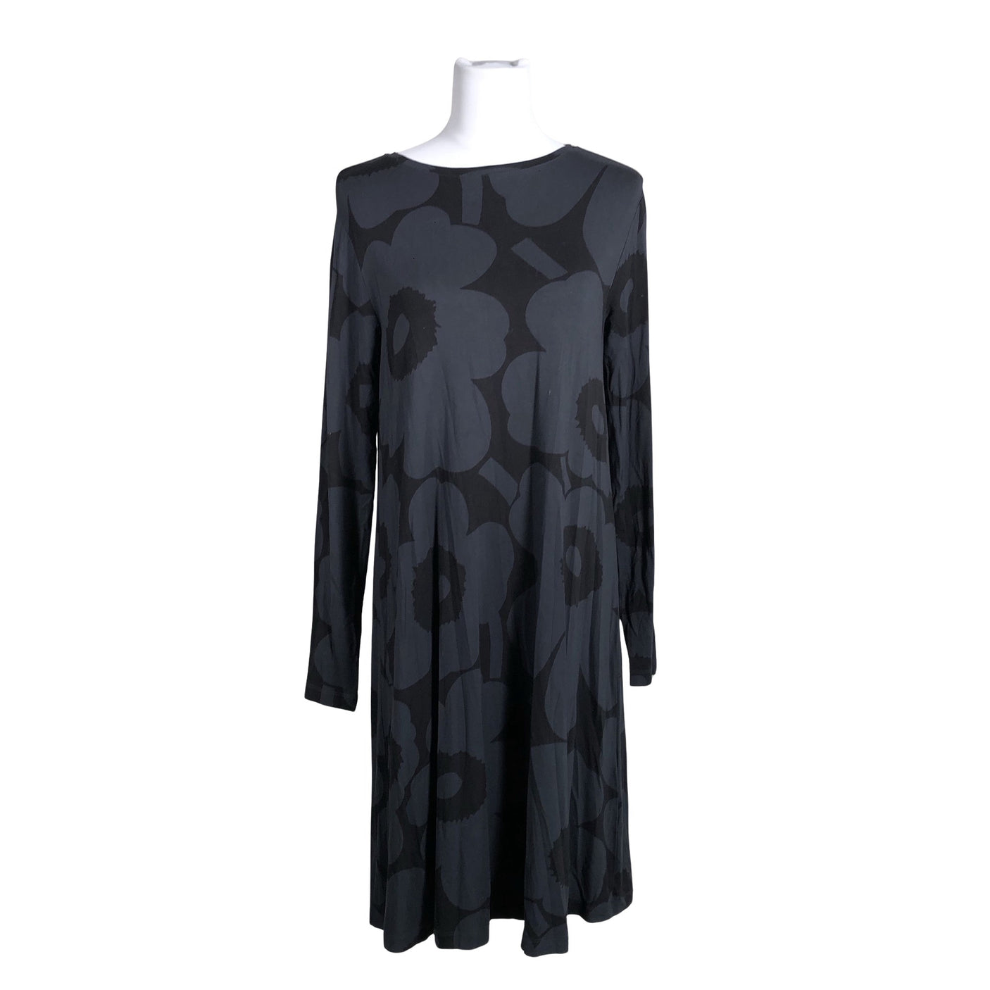Naisten Marimekko - Trikoomekko, koko 38 - Musta (1)