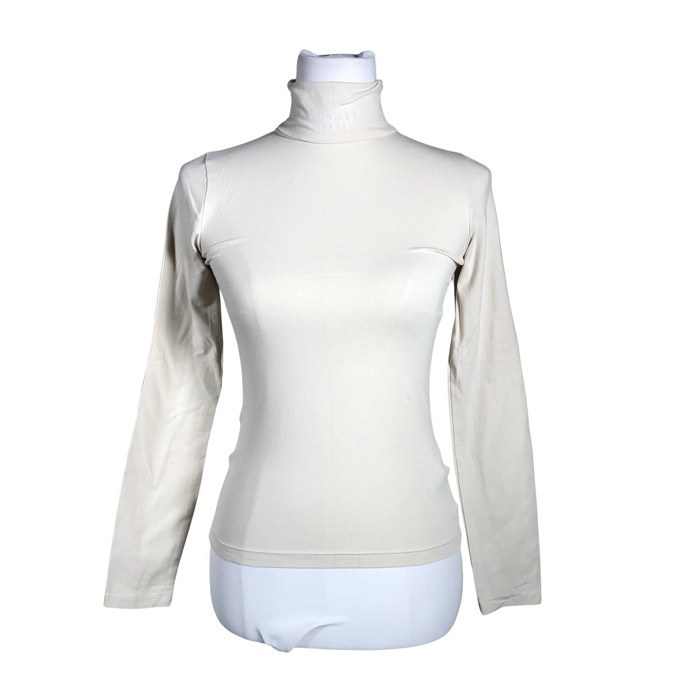Naisten Calvin Klein Jeans - Trikoopaita, koko 34 - Beige (1)