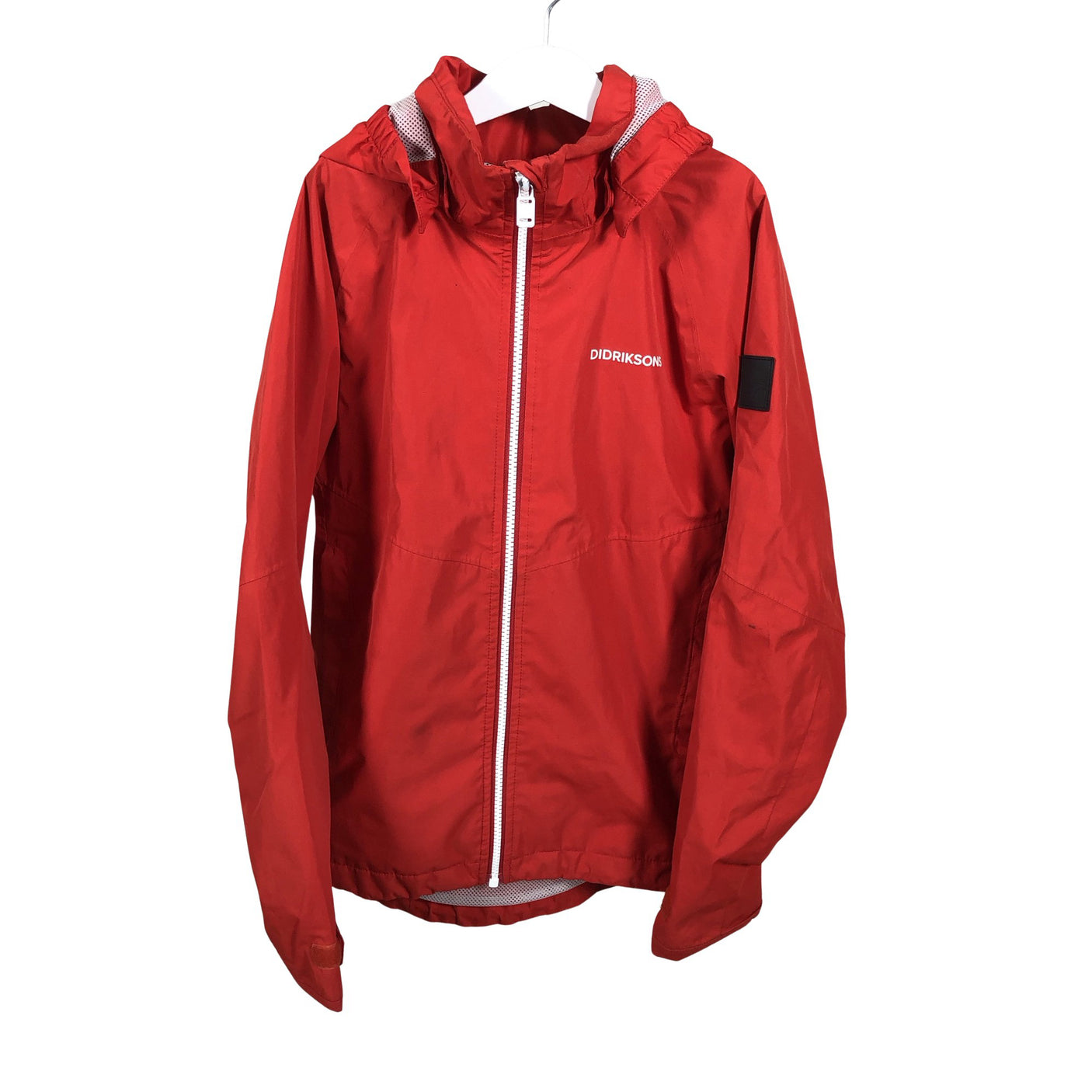 Unisex Didriksons - Välikausitakki, koko 146 - 152 - Punainen (1)