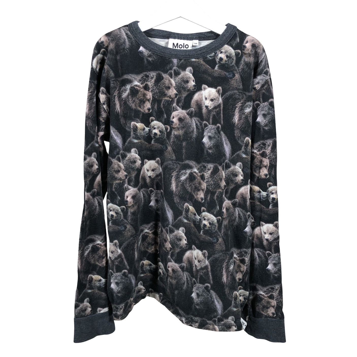 Unisex Molo Kids - Trikoopaita, koko 164 - 170 - Harmaa (1)