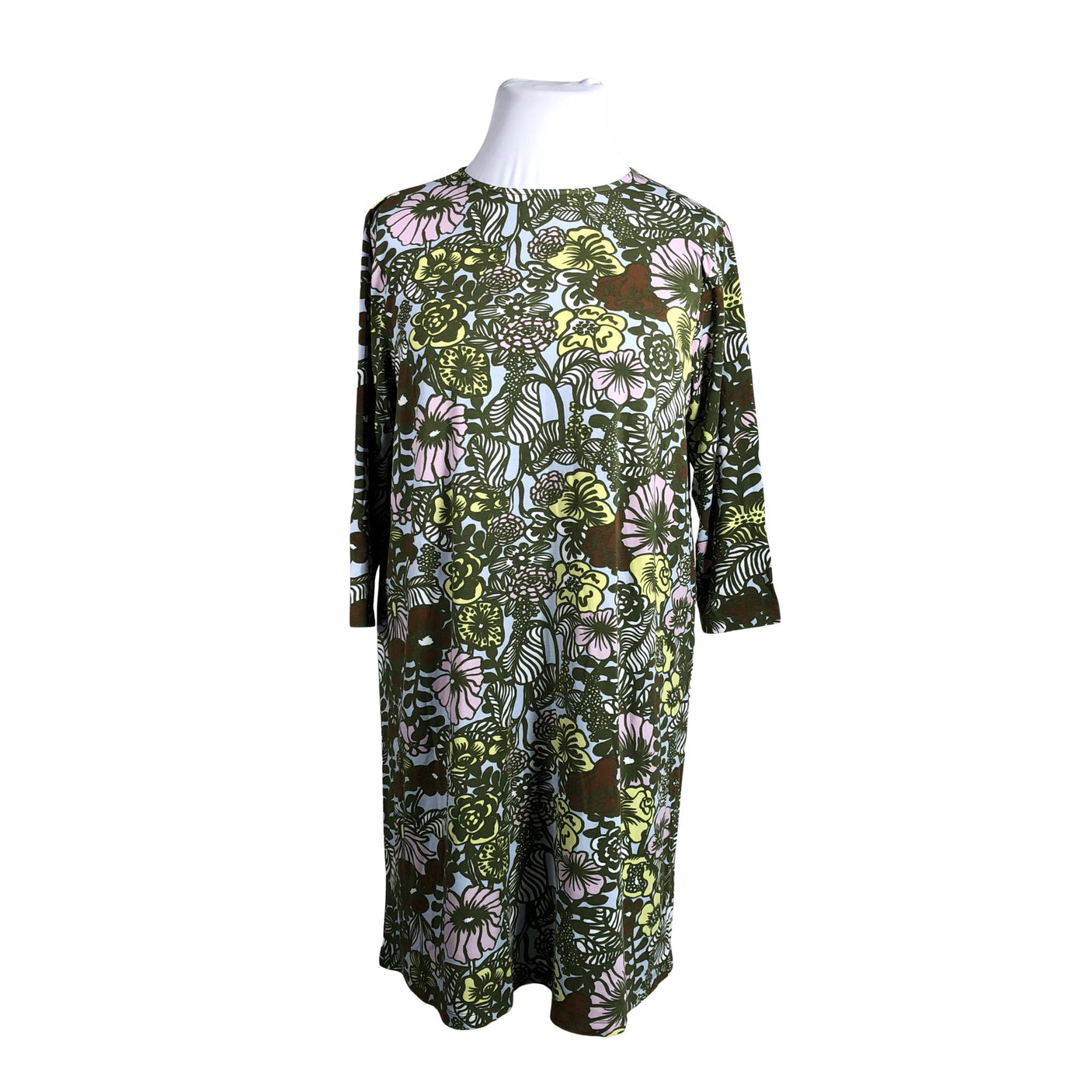 Naisten Marimekko - Trikoomekko, koko 42 - Vihreä (1)