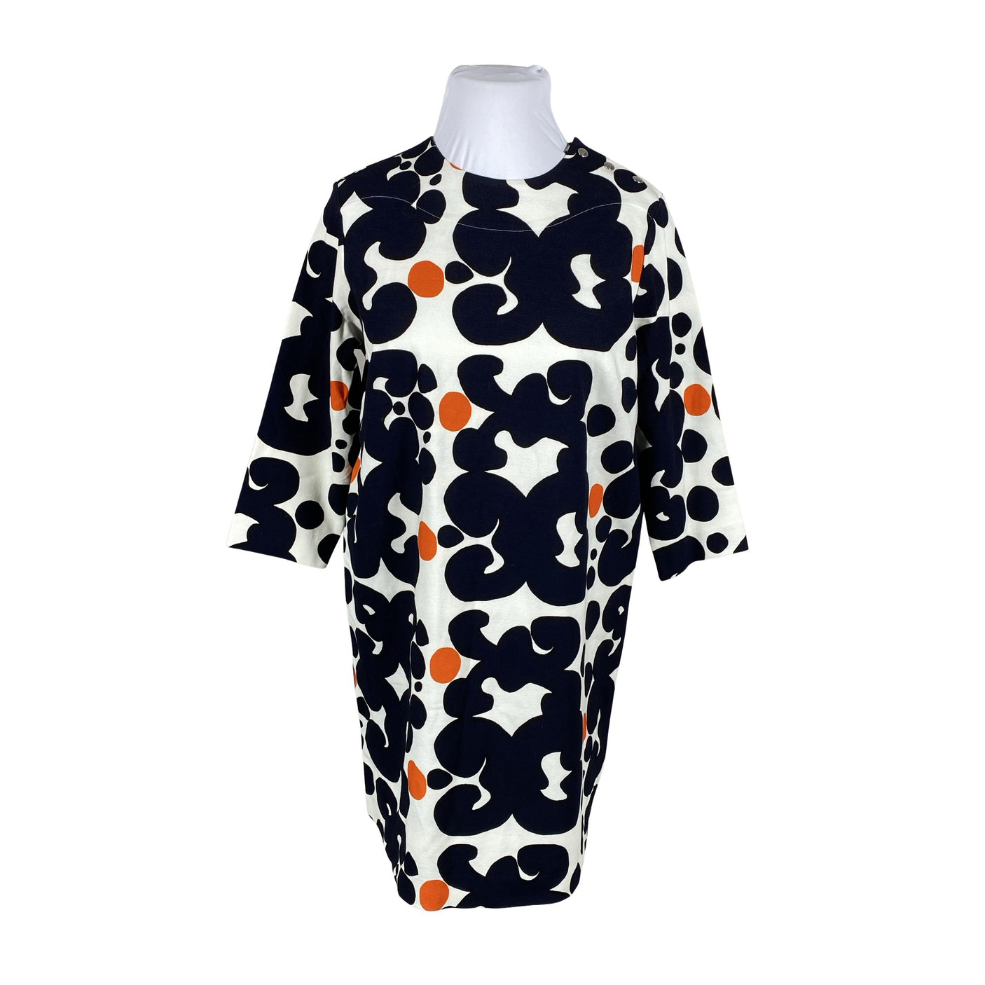 Naisten Marimekko - Trikoomekko, koko 44 - Valkoinen (1)
