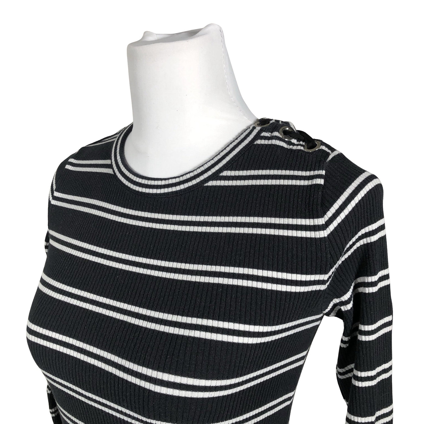Naisten Massimo Dutti - Trikoopaita, koko 34 - Musta (2)