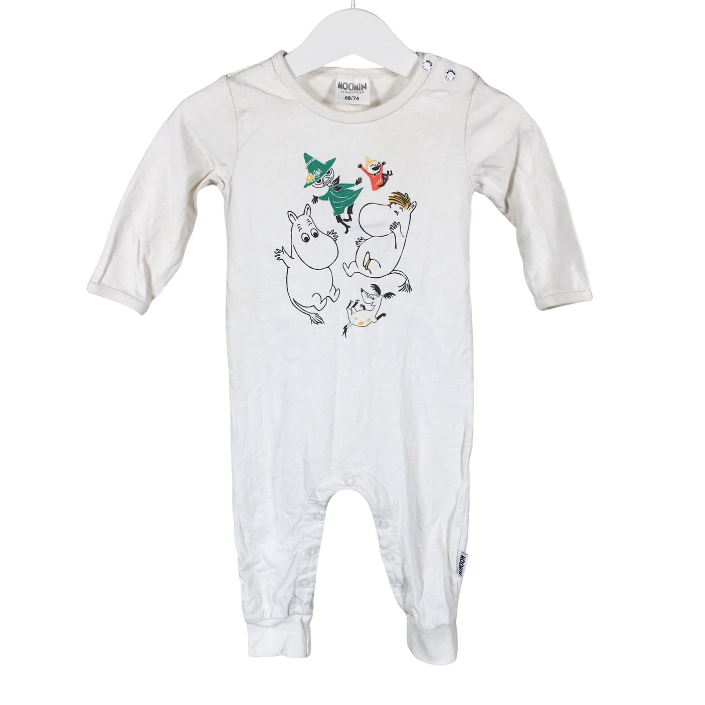 Unisex Moomin by Martinex - Haalari, koko 68 - 74 - Valkoinen (1)