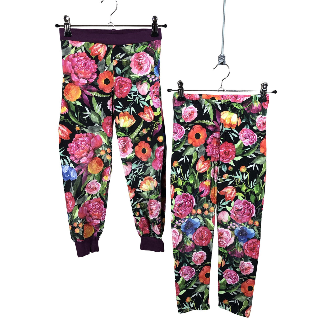 Tyttöjen Handmade - Trikoohousut, koko 110 - 116 - Pinkki (1)