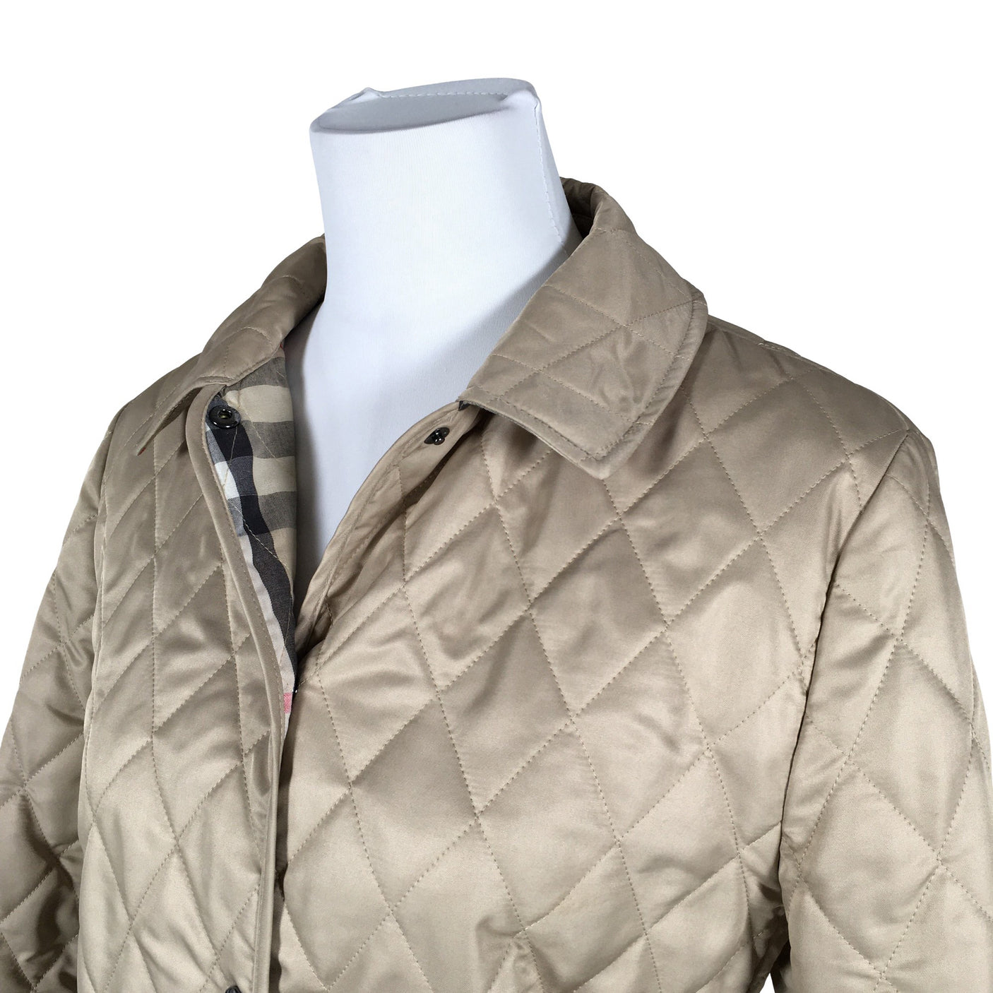 Naisten Burberry Brit - Tikkitakki, koko 36 - Beige (3)