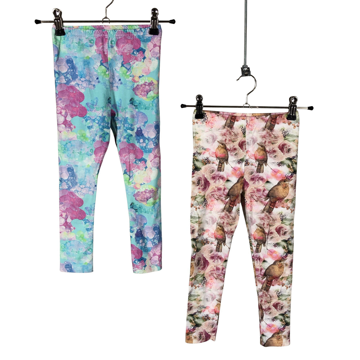 Tyttöjen Handmade - Leggingsit, koko 92 - 98 - Vaaleanpunainen (1)