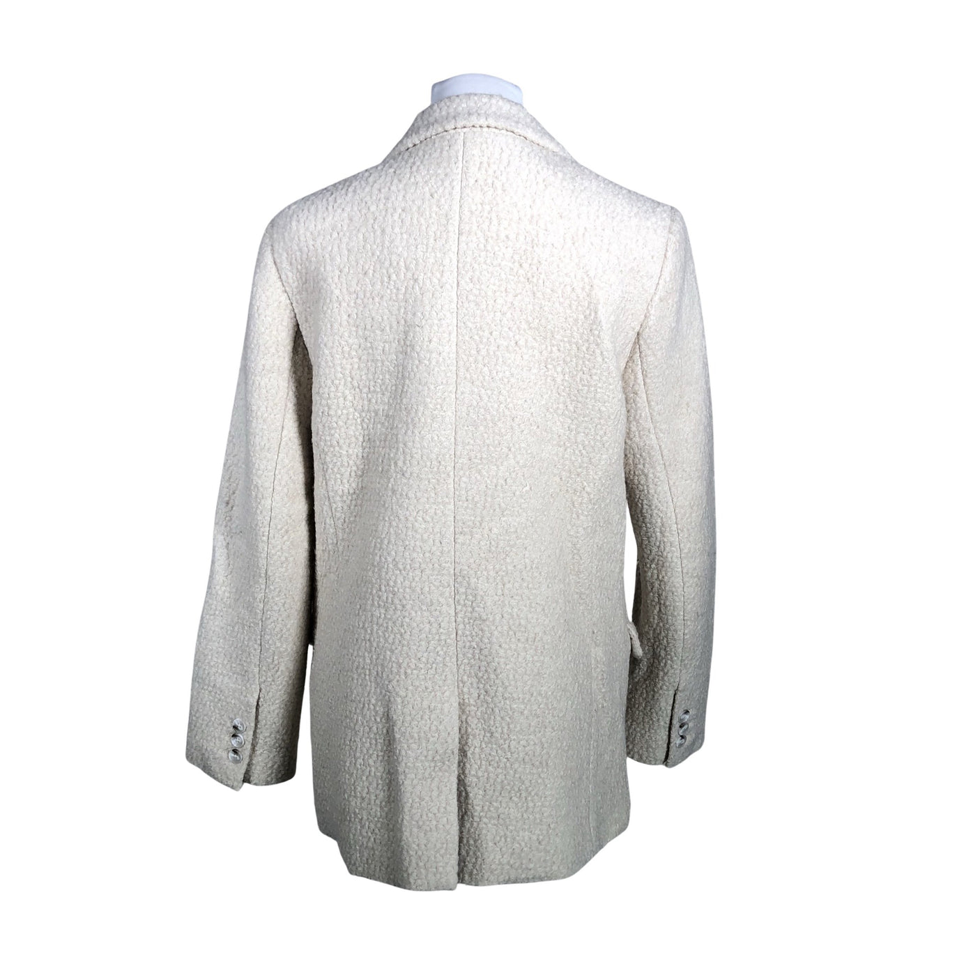 Naisten Lindex - Villakangastakki, koko 38 - Beige (2)