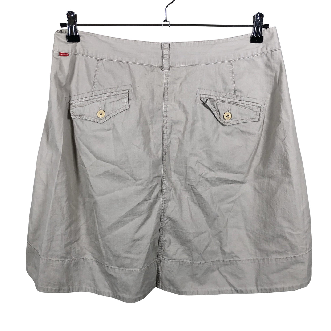 Naisten Jackpot - Kangashame, koko 40 - Beige (2)