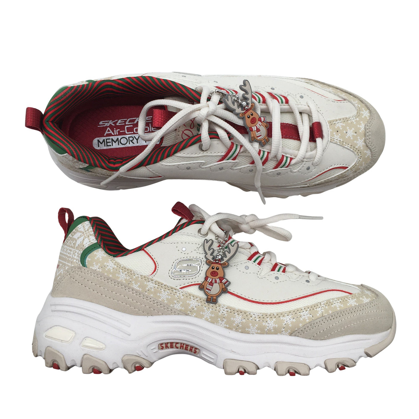 Naisten Skechers - Lenkkarit, koko 38 - Beige (1)