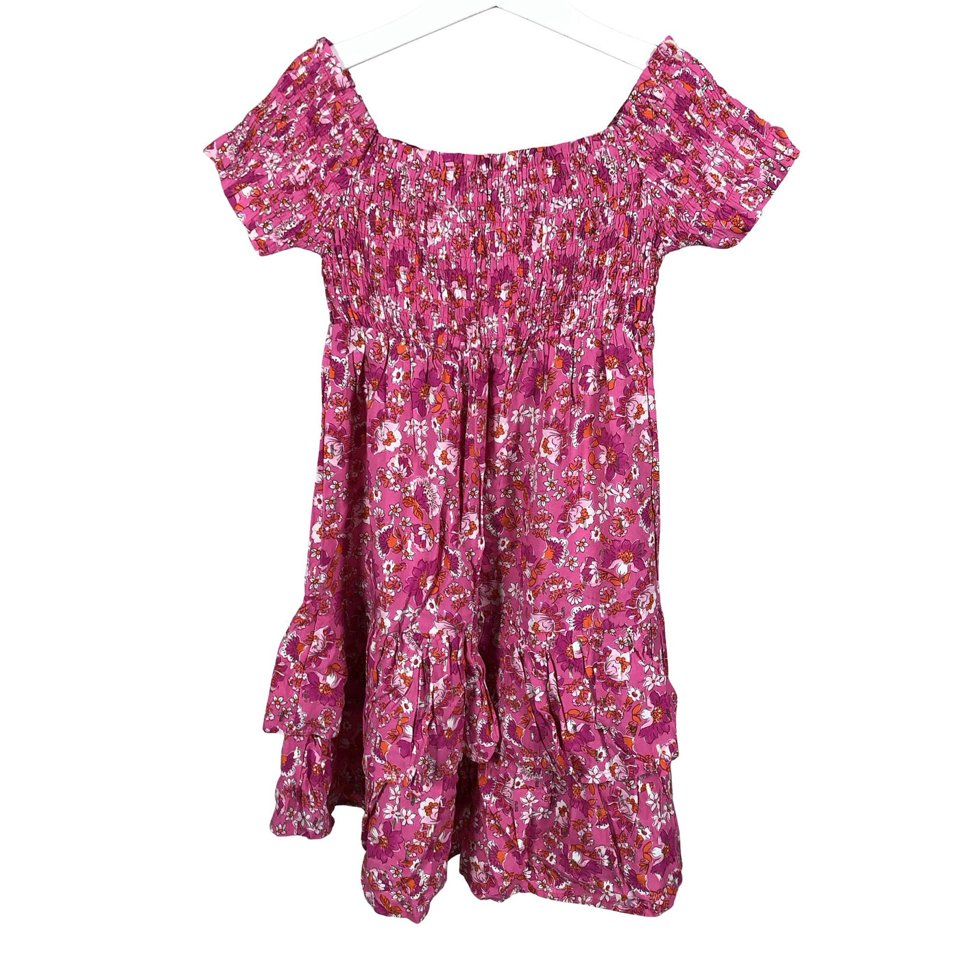 Tyttöjen Mayoral - Kangasmekko, koko 116 - 122 - Pinkki (1)