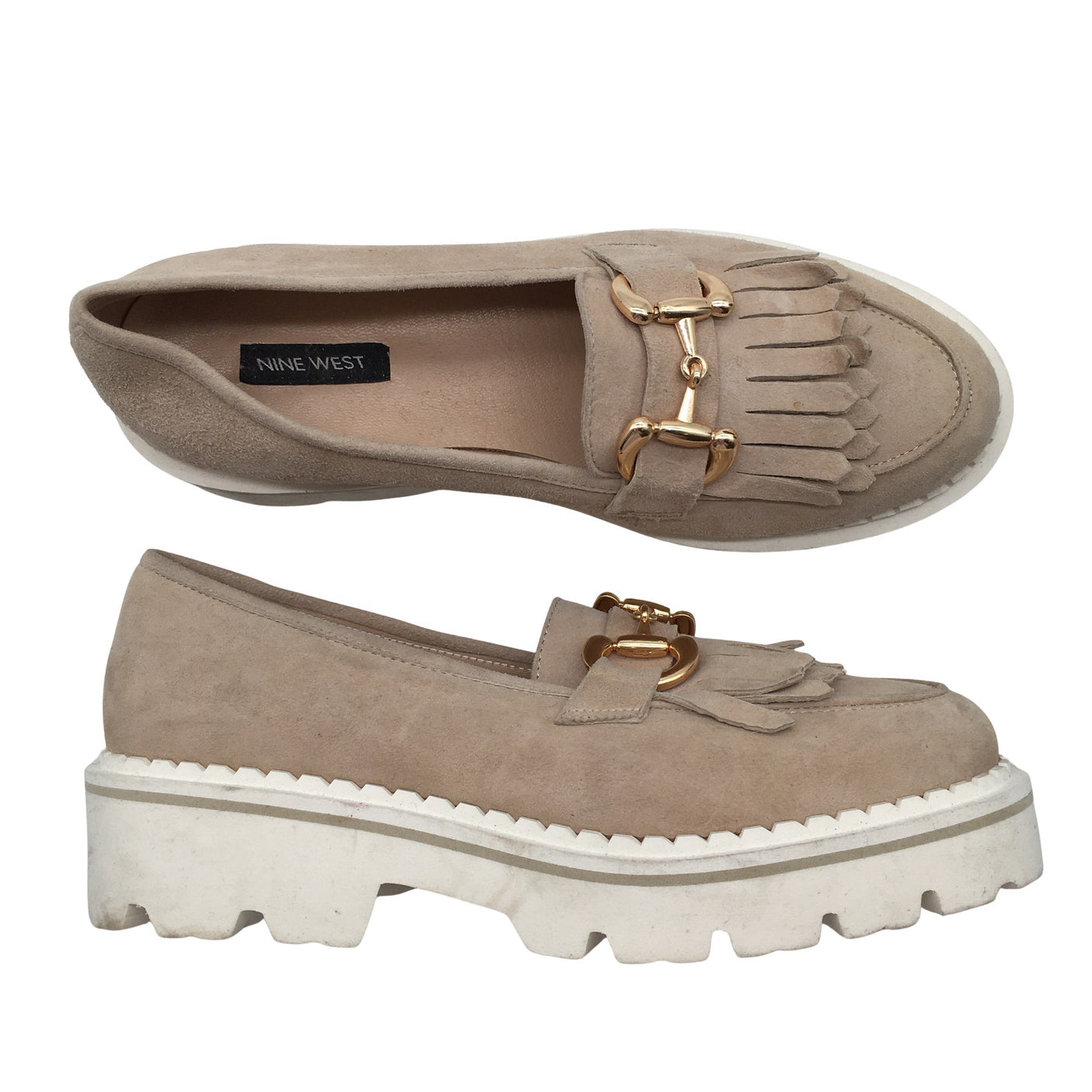 Naisten Nine West - Loaferit, koko 39 - Beige (1)