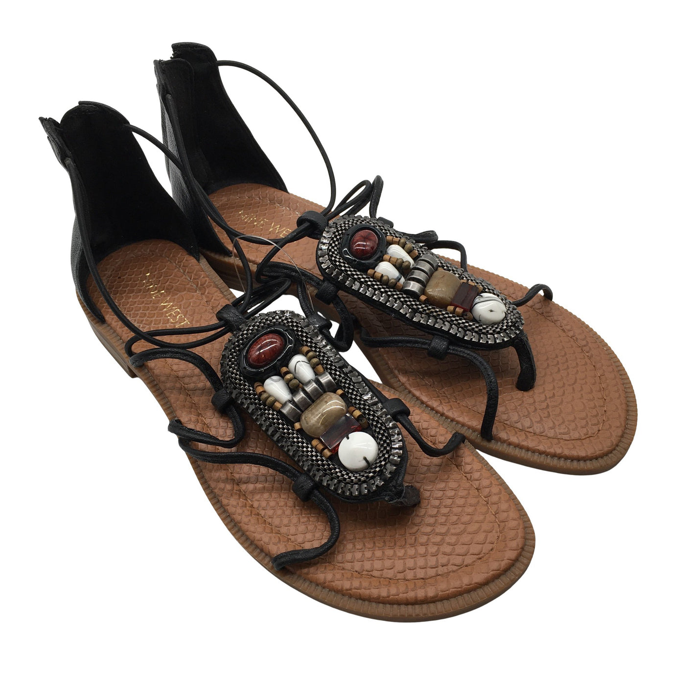 Naisten Nine West - Sandaalit, koko 38 - Musta (2)