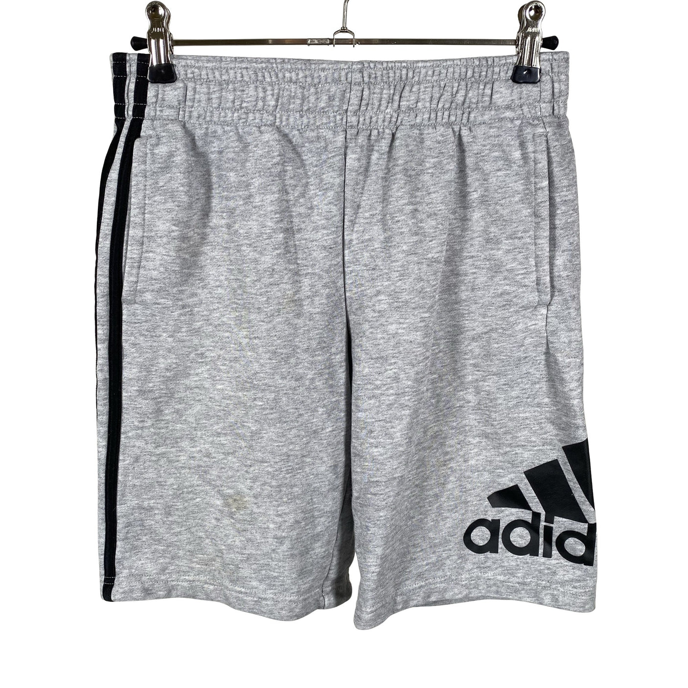 Unisex Adidas - Collegeshortsit, koko 146 - 152 - Harmaa (1)