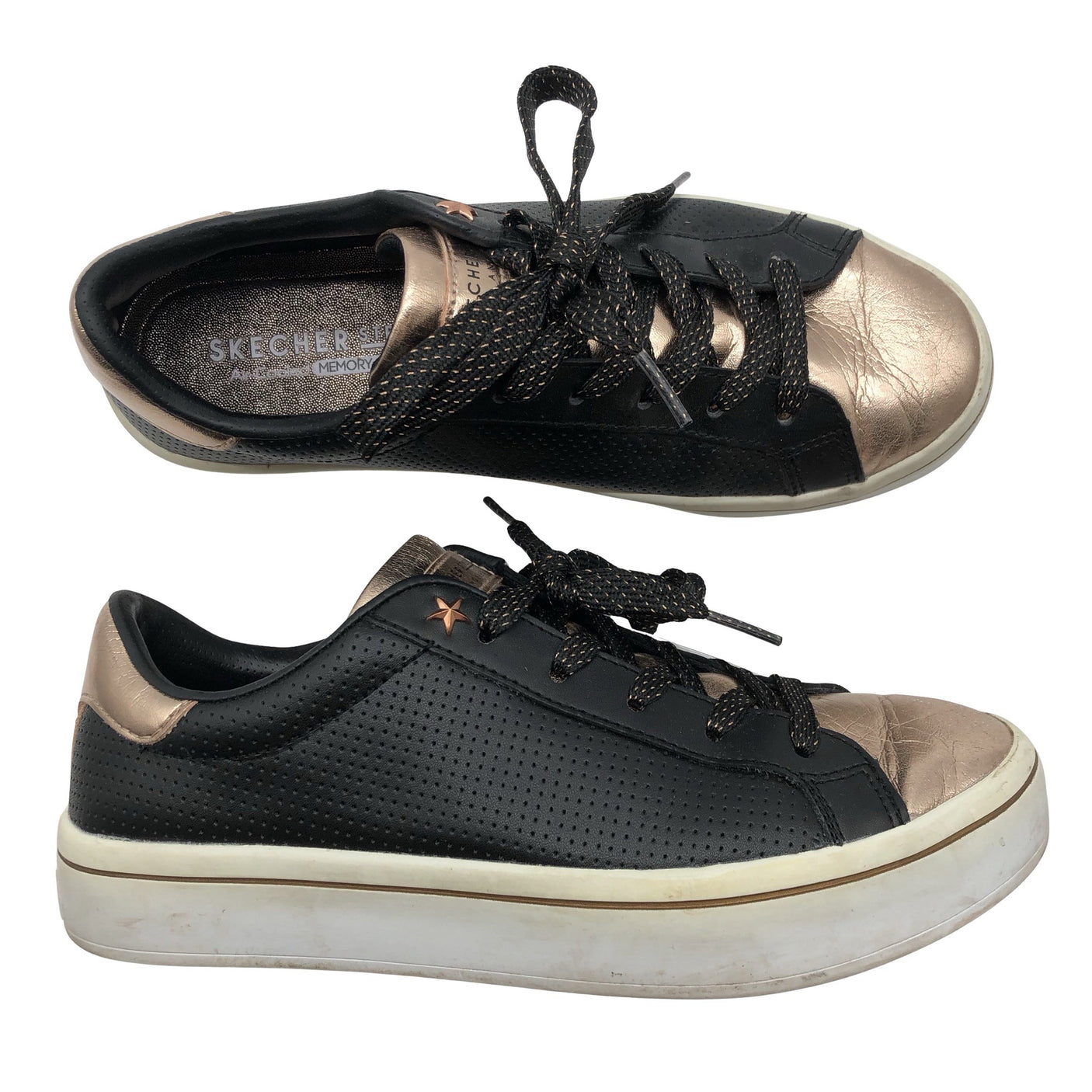 Naisten Skechers - Tennarit, koko 37 - Musta (1)