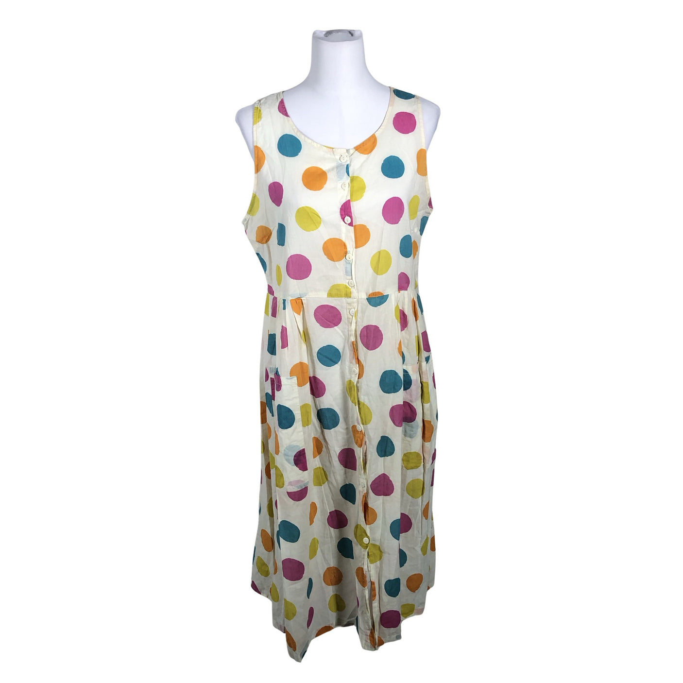 Naisten Gudrun Sjöden - Kangasmekko, koko 38 - Beige (1)