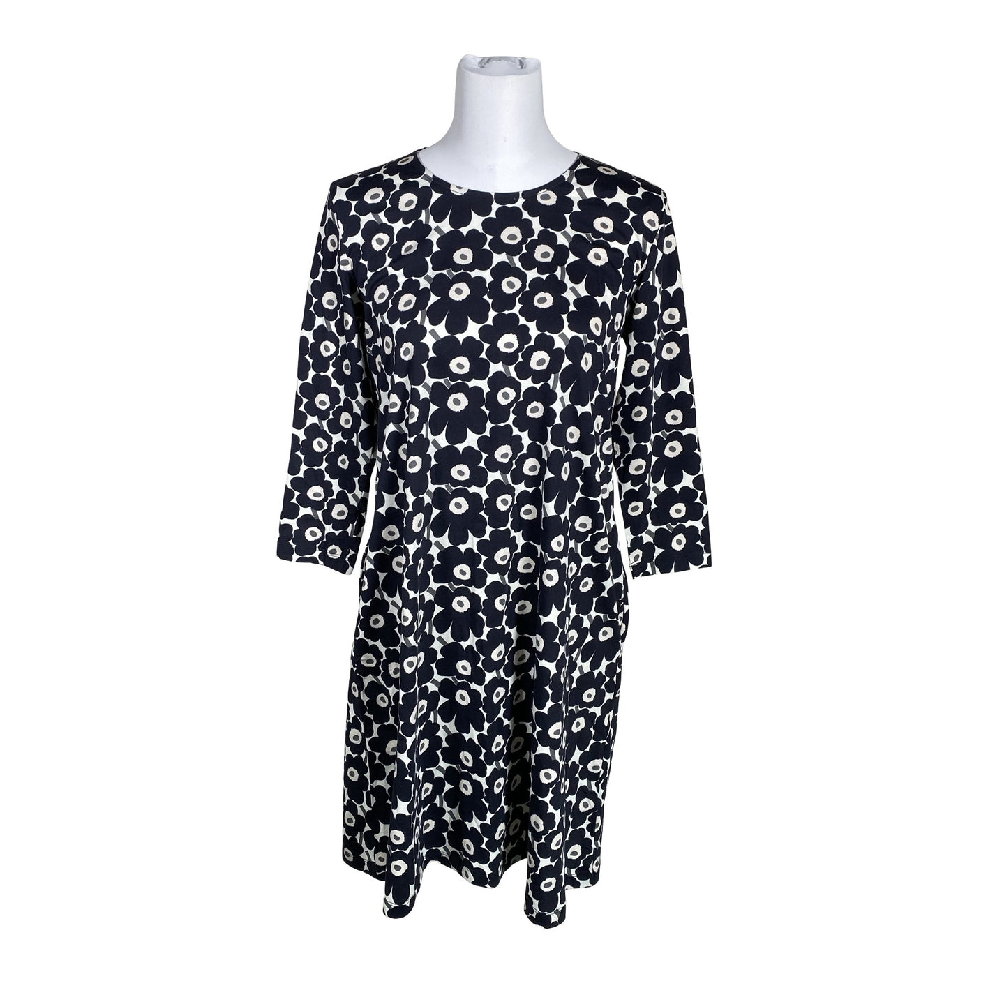 Naisten Marimekko - Trikoomekko, koko 36 - Sininen (1)
