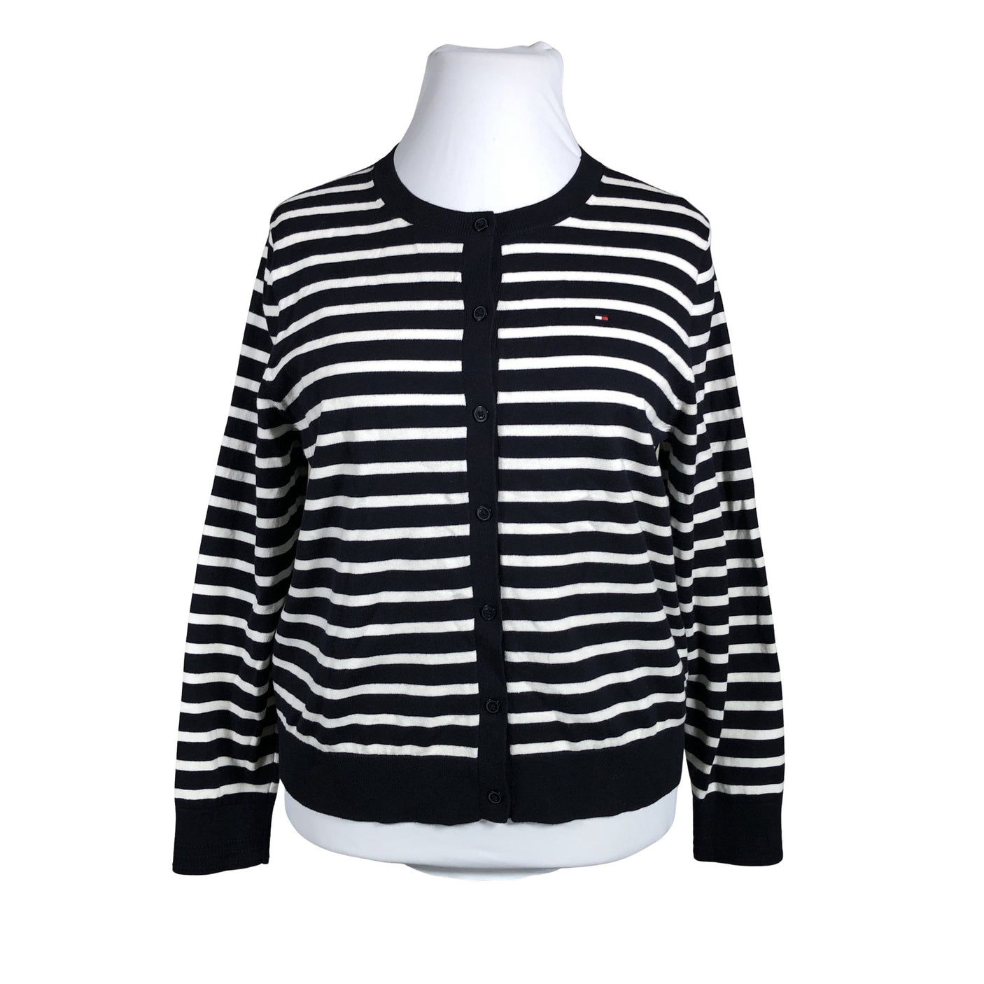 Naisten Tommy Hilfiger - Neuletakki, koko 42 - Musta (1)