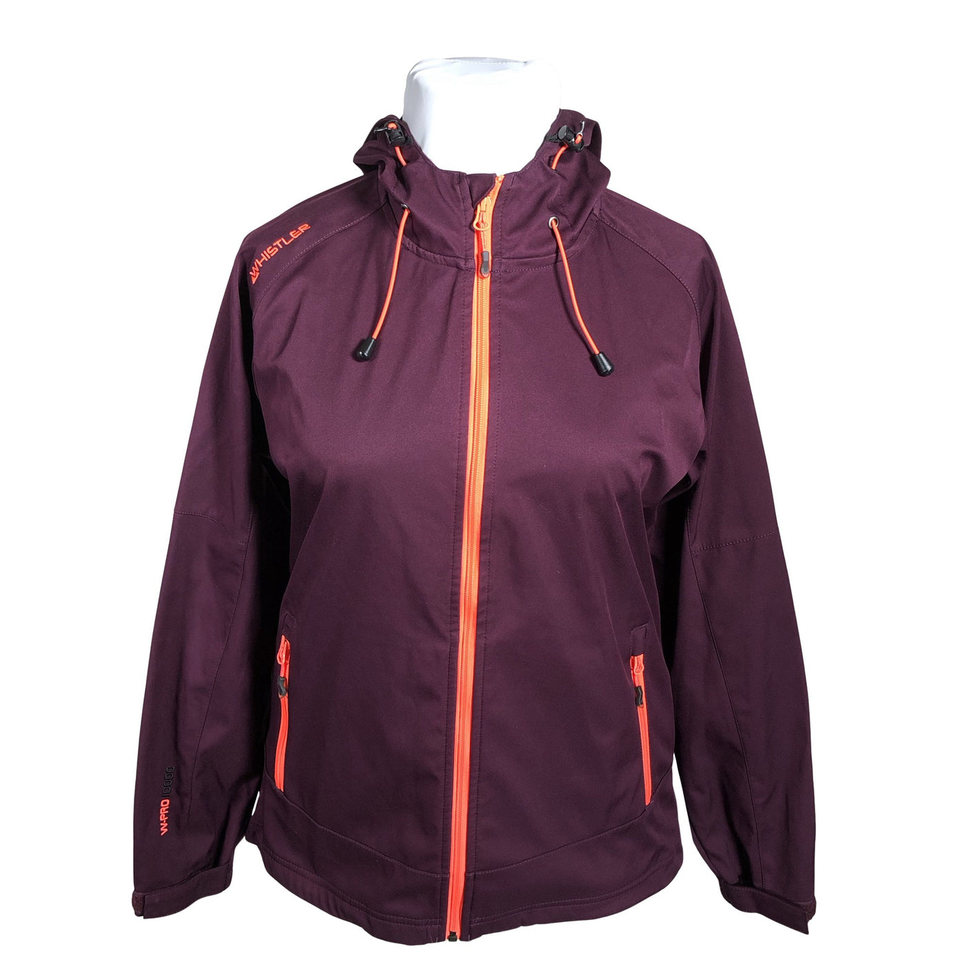 Naisten Whistler - Softshell-takki, koko 42 - Viininpunainen (1)