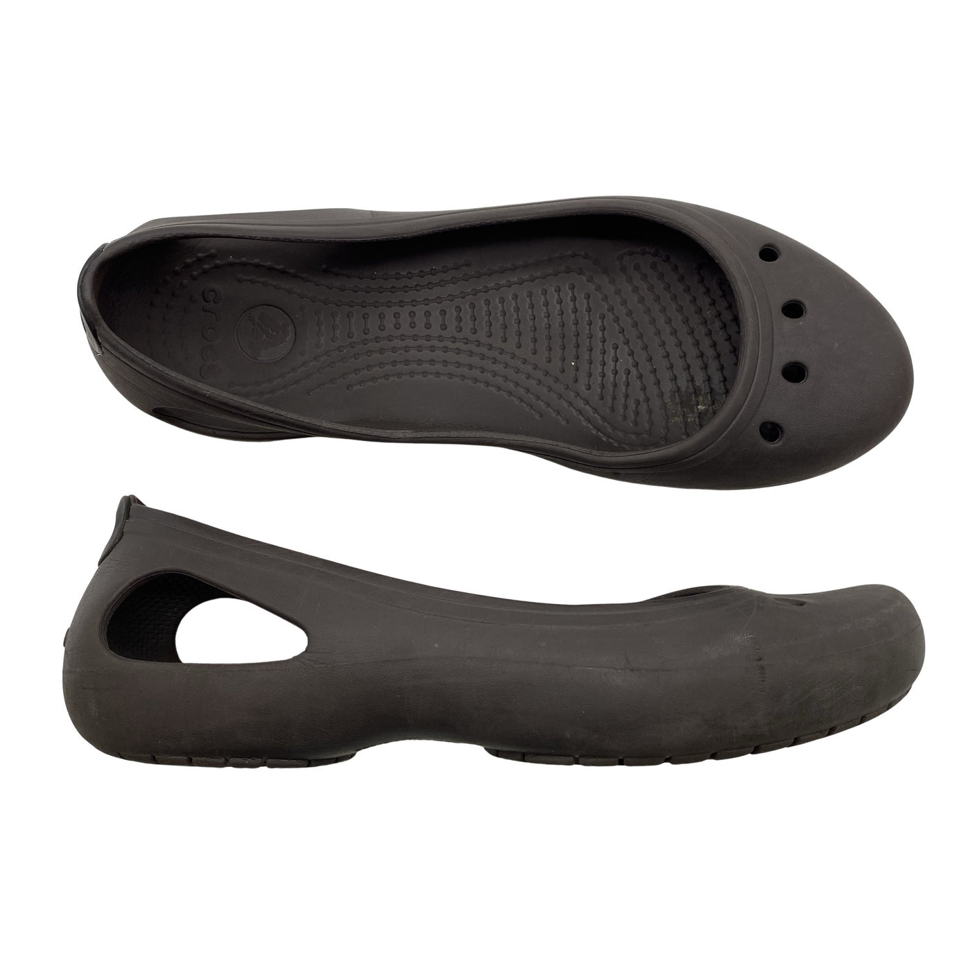 Naisten Crocs - Ballerinat, koko 38 - Ruskea (1)