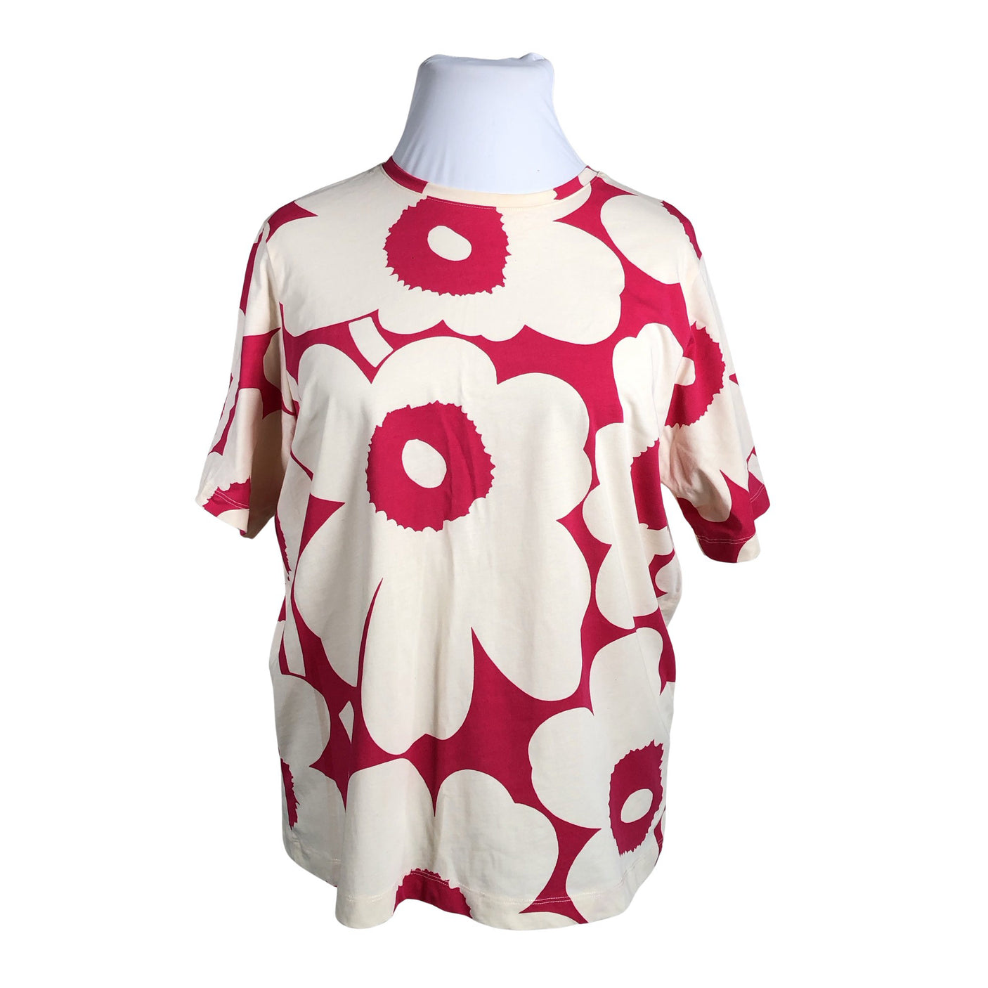 Naisten Marimekko - T-paita, koko 42 - Pinkki (1)
