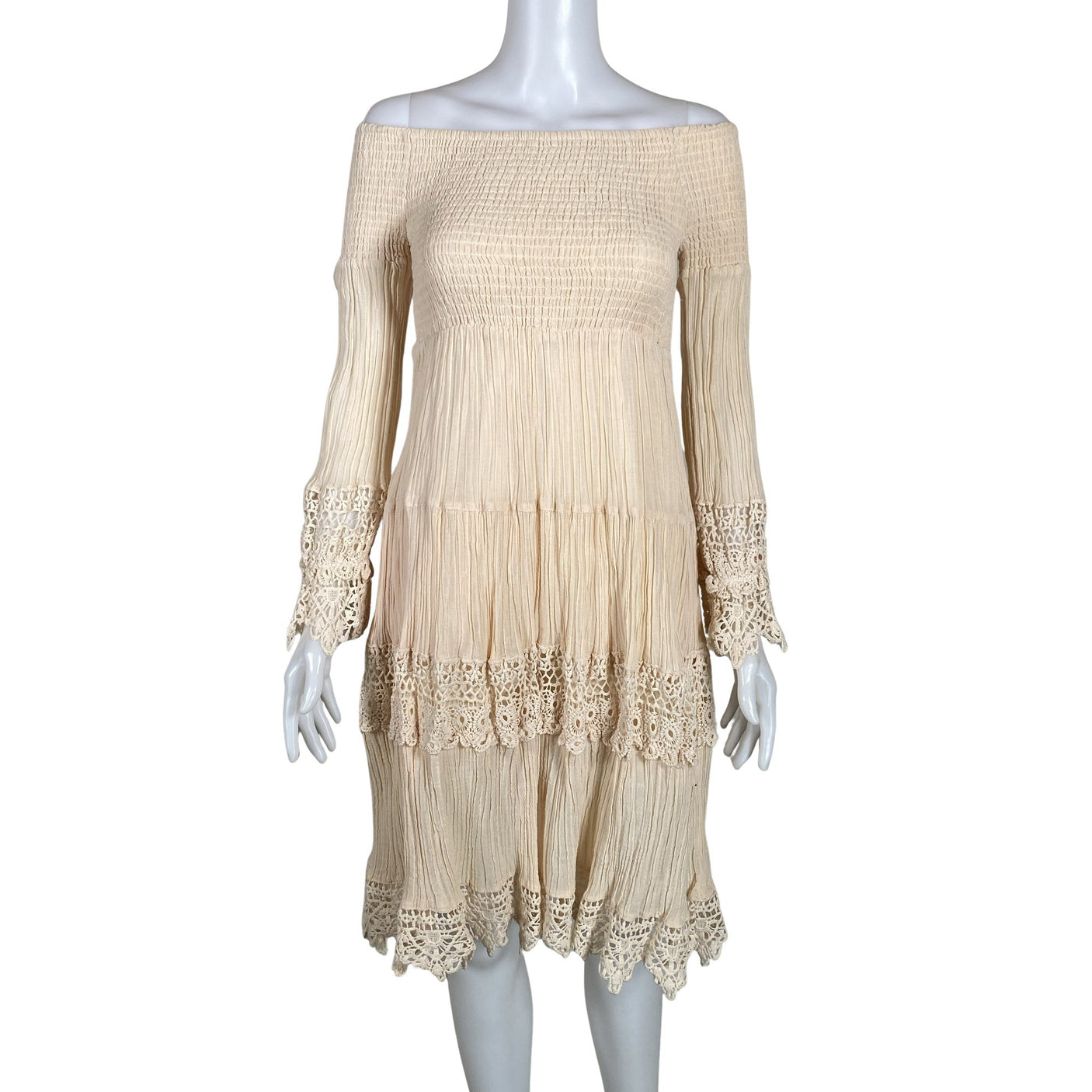 Naisten Guess - Kangasmekko, koko 34 - Beige (1)