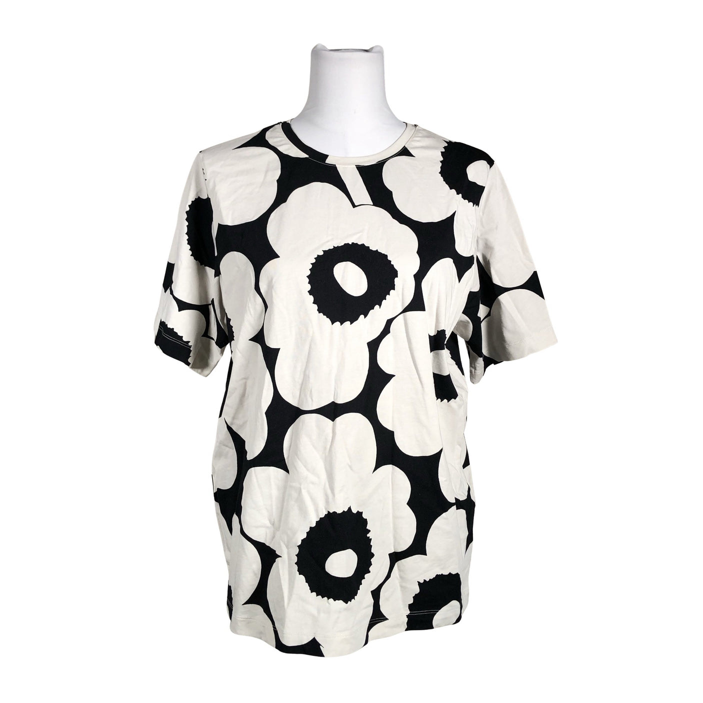Naisten Marimekko - T-paita, koko 40 - Valkoinen (1)