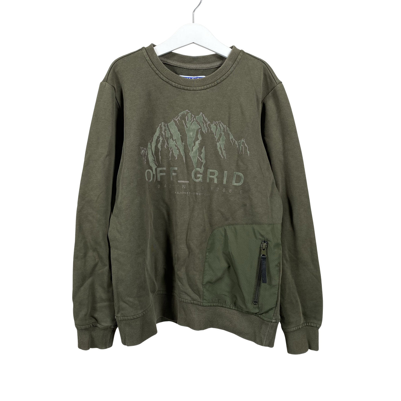 Poikien Jack & Jones - Collegepaita, koko 146 - 152 - Vihreä (1)