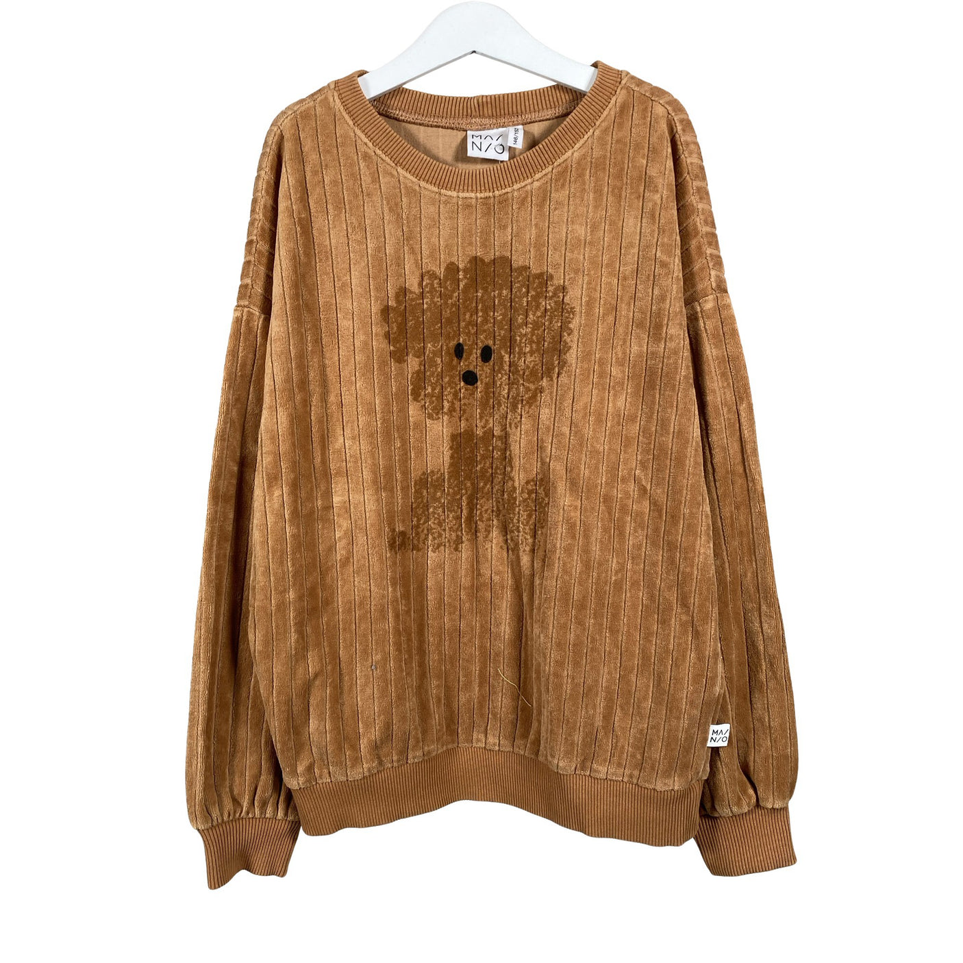 Unisex Mainio - Collegepaita, koko 146 - 152 - Ruskea (1)