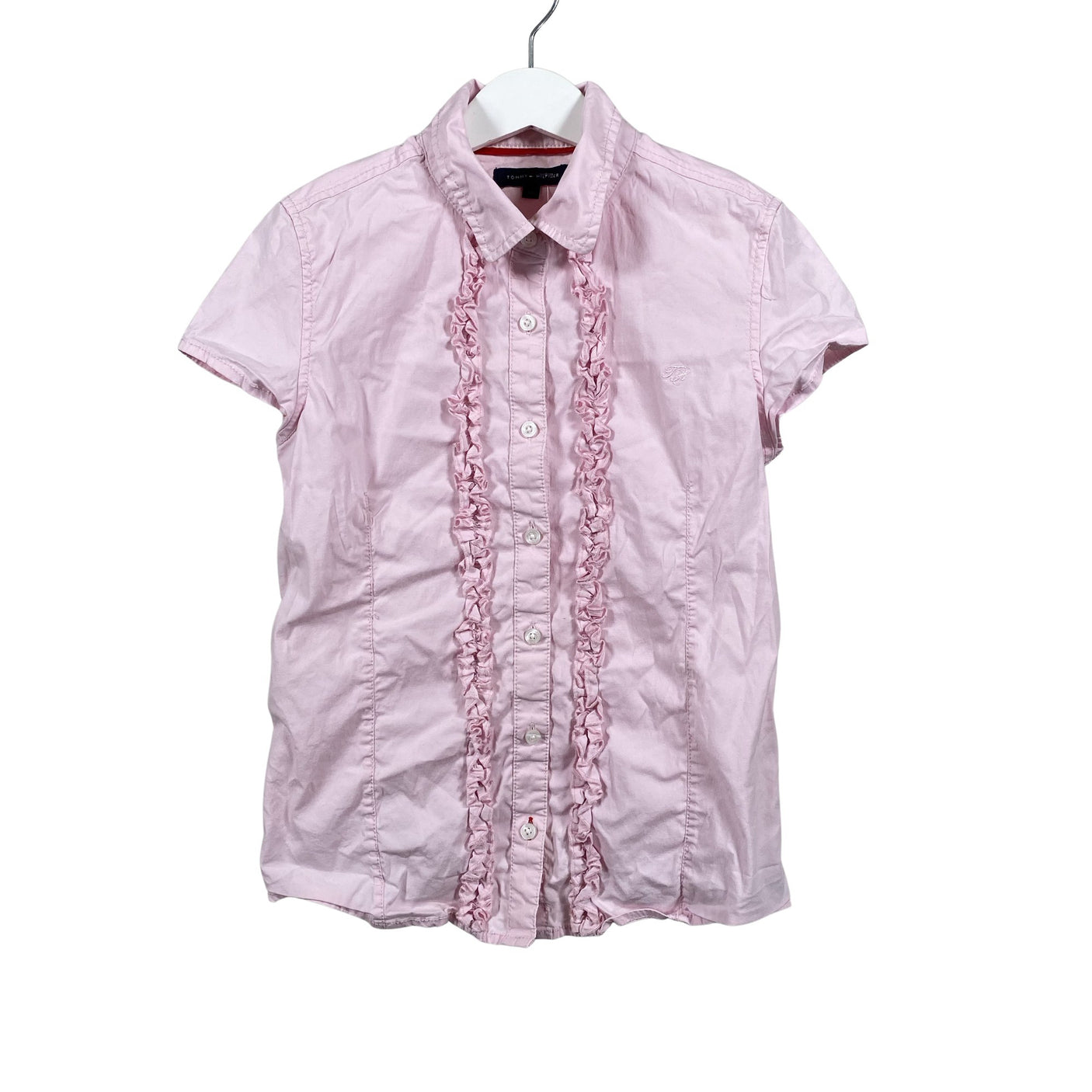 Tyttöjen Tommy Hilfiger - Kauluspaita, koko 146 - 152 - Vaaleanpunainen (1)