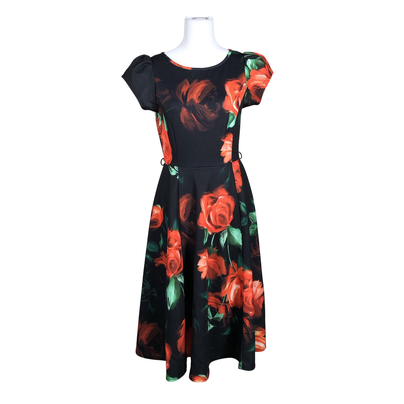 Naisten Lady Vintage - Trikoomekko, koko 40 - Musta (1)