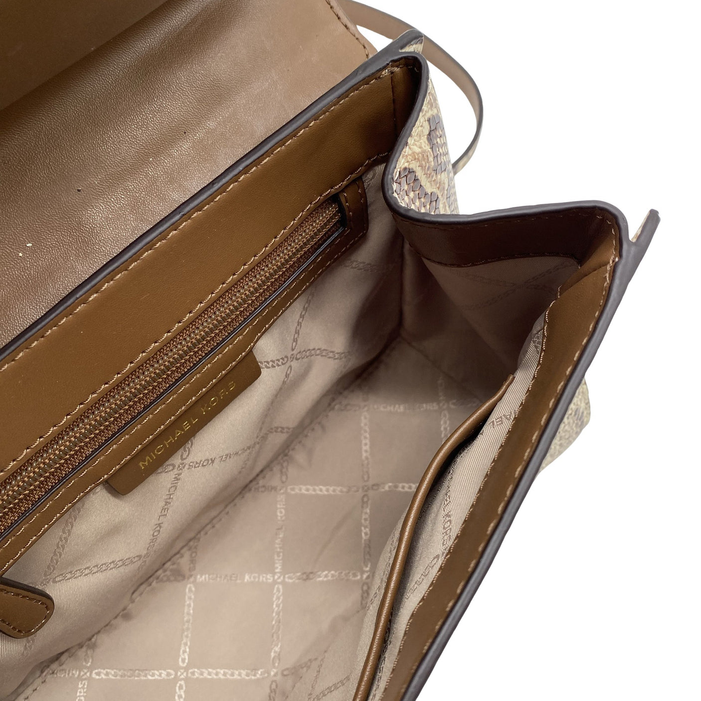 Naisten Michael Kors - Käsilaukku, koko Midi - Beige (3)
