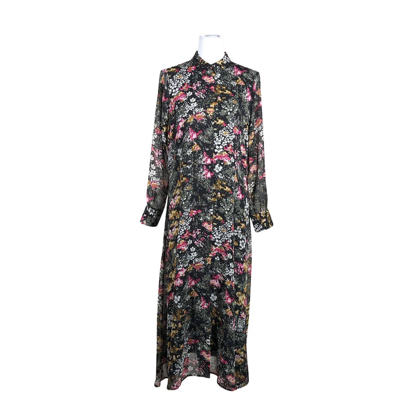 Naisten InWear - Sifonkimekko, koko 38 - Musta (1)