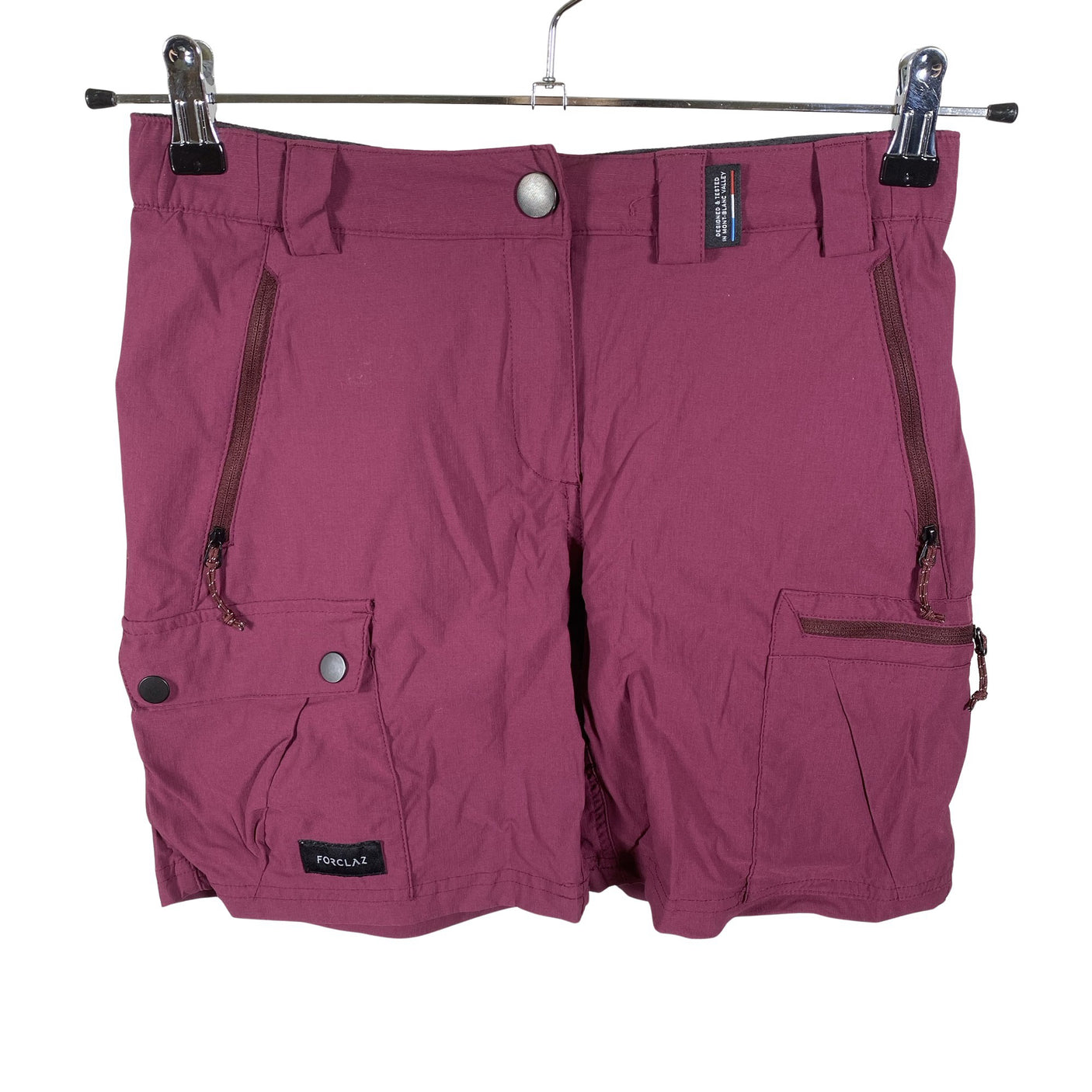 Naisten Decathlon - Shortsit, koko 34 - Viininpunainen (1)