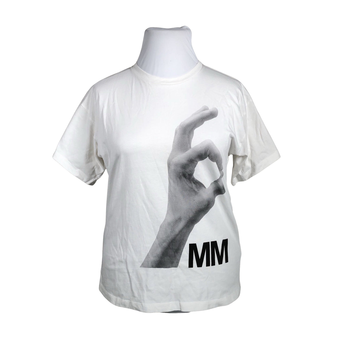 Naisten Maison Margiela - T-paita, koko 42 - Valkoinen (1)