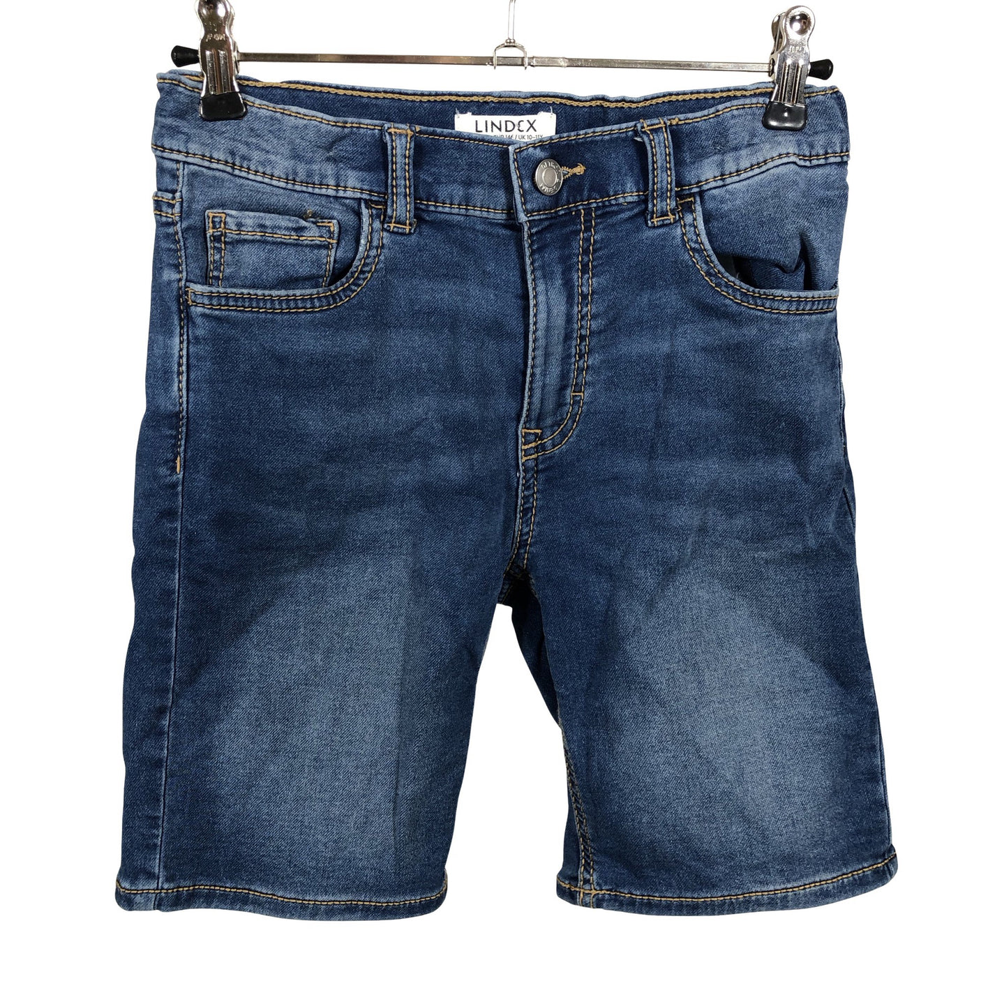 Unisex Lindex - Farkkushortsit, koko 140 - 146 - Sininen (1)