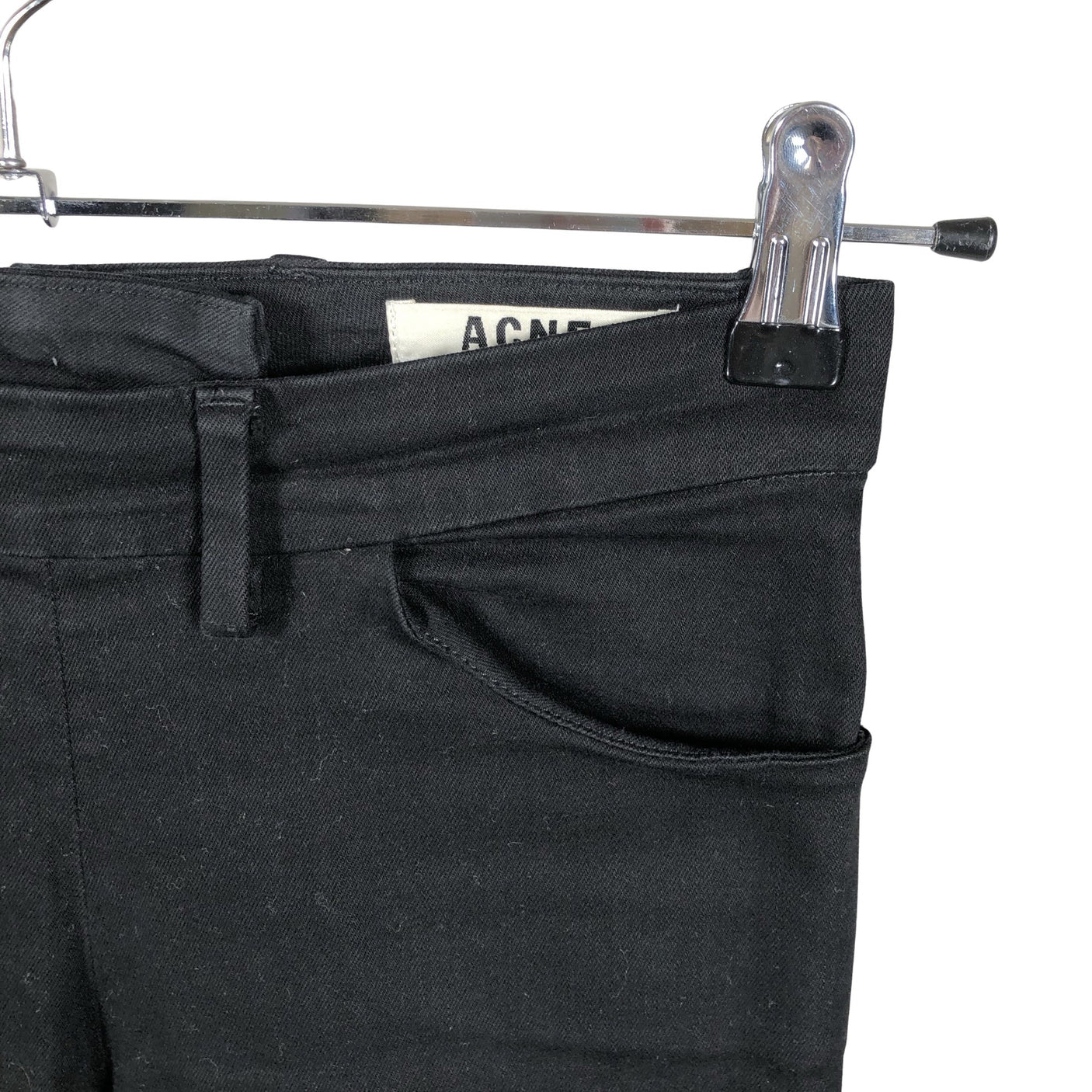 Naisten Acne Studios - Farkkuleggingsit, koko W26 - Musta (3)