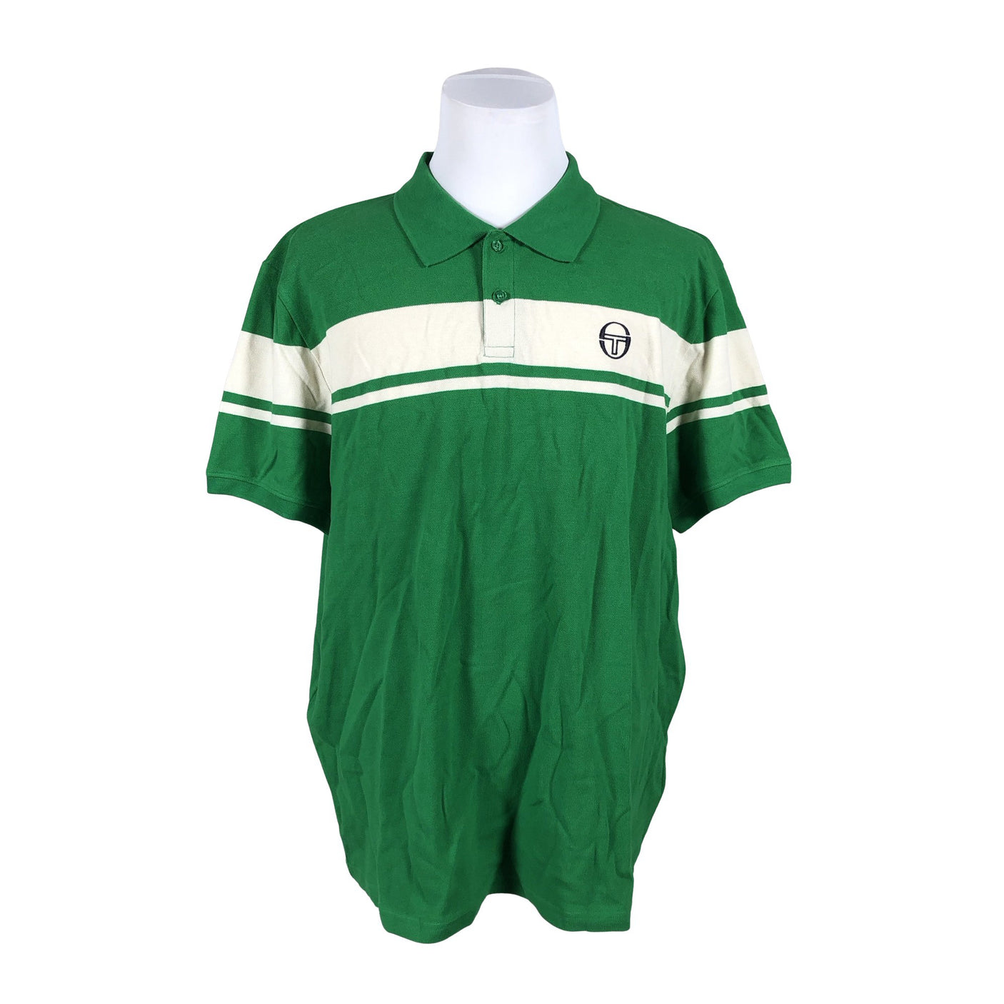 Miesten Sergio Tacchini - Pikeepaita, koko XL - Vihreä (1)