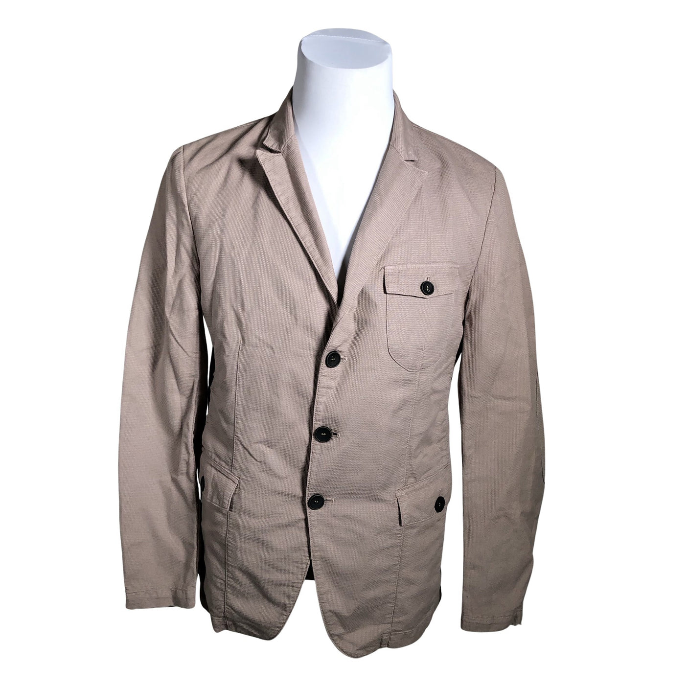 Miesten Sisley - Pikkutakki, koko M - Beige (1)