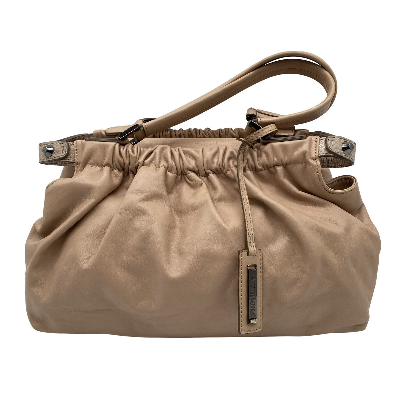 Naisten Sportmax - Käsilaukku, koko Maxi - Beige (1)