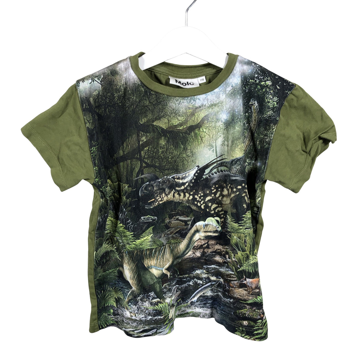 Unisex Molo Kids - T-paita, koko 104 - 110 - Vihreä (1)