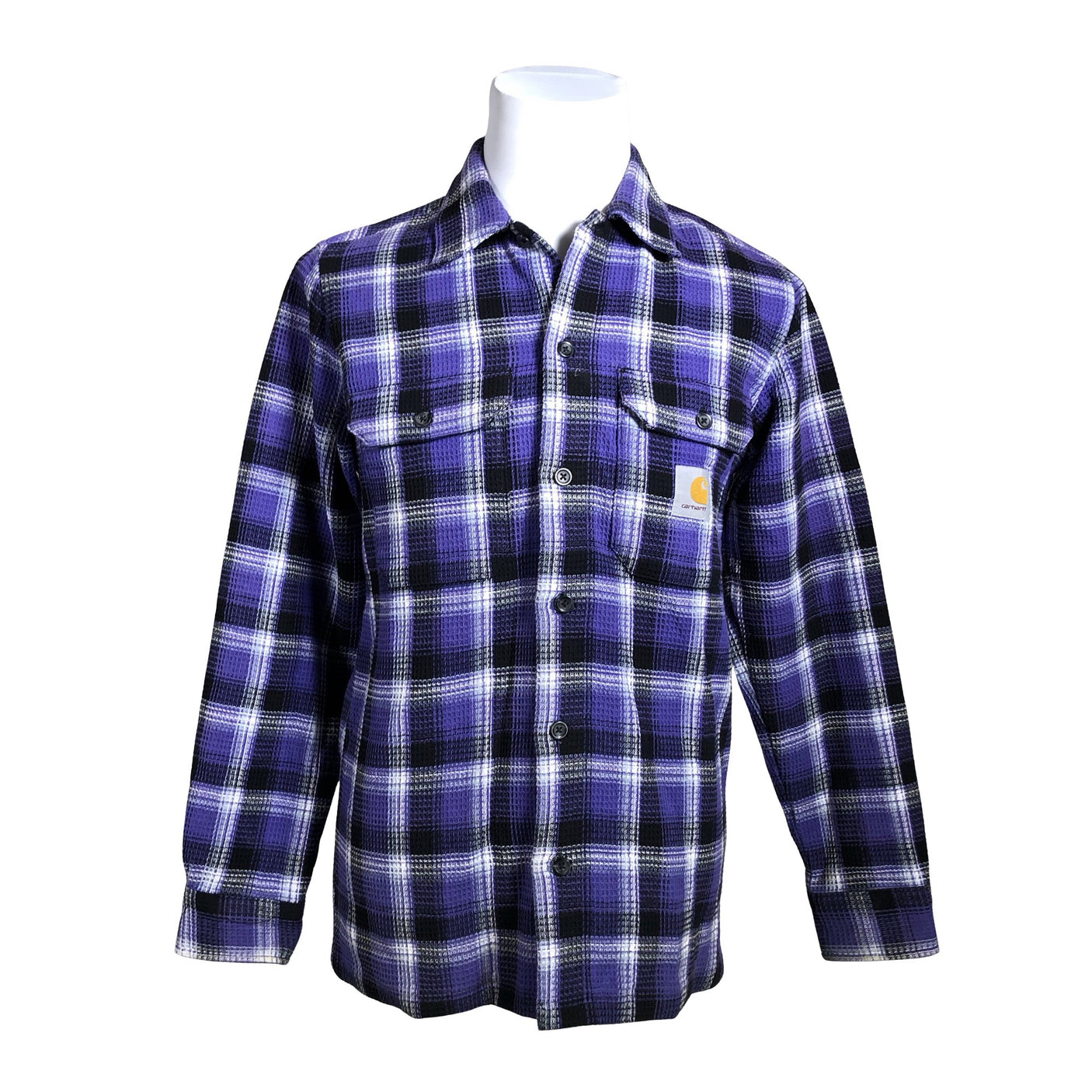 Miesten Carhartt - Flanellipaita, koko S - Sininen (1)