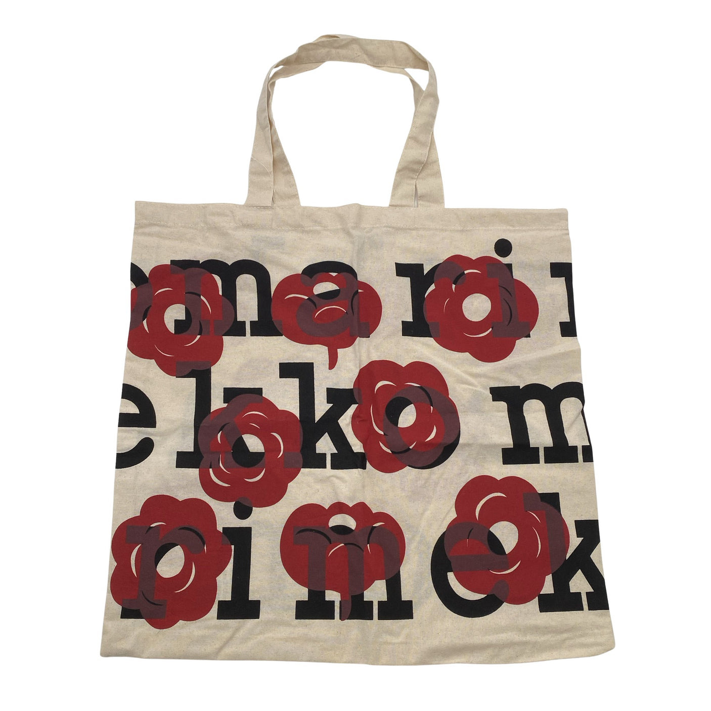 Naisten Marimekko - Ostoskassi, koko Maxi - Viininpunainen (1)