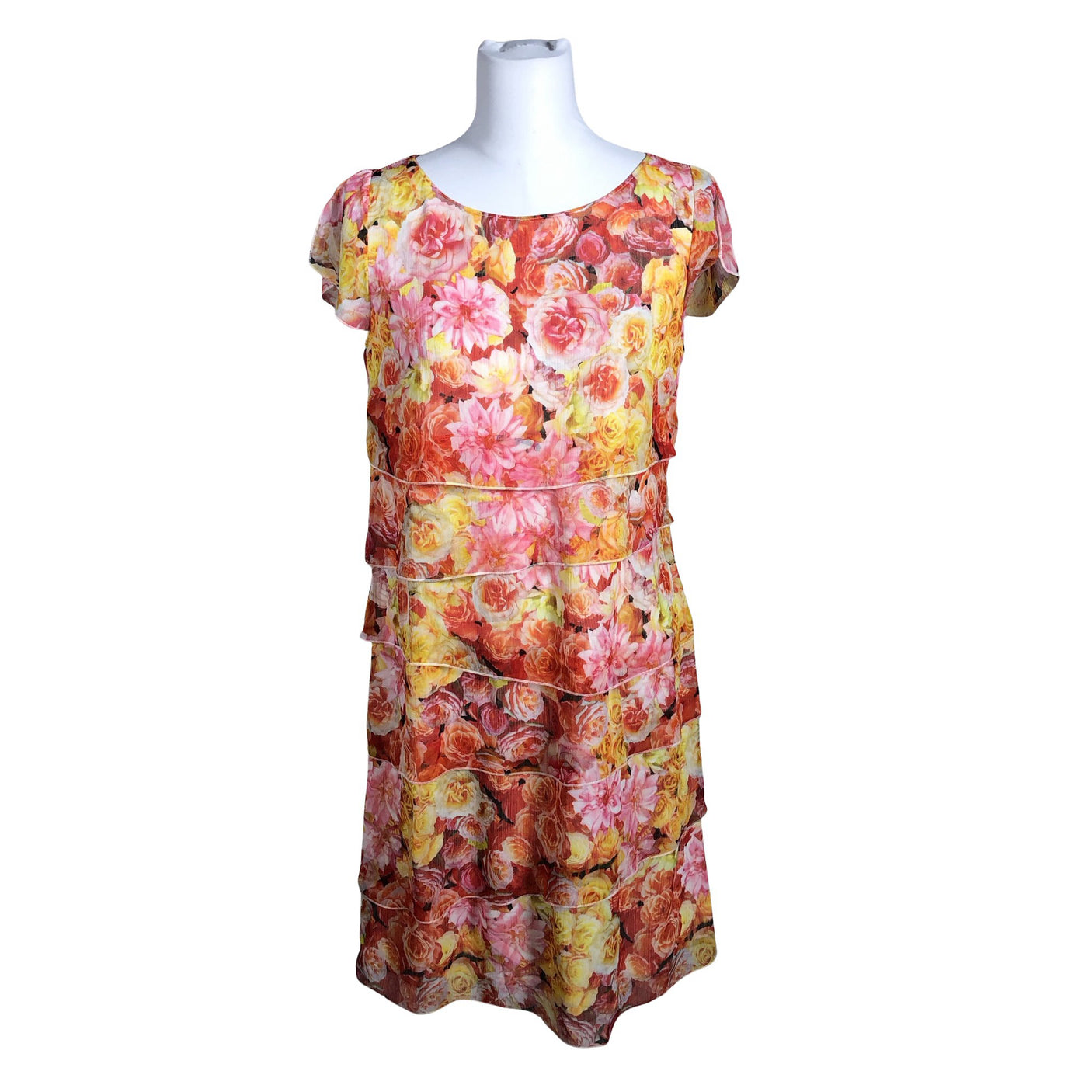 Naisten Betty Barclay - Sifonkimekko, koko 40 - Pinkki (1)