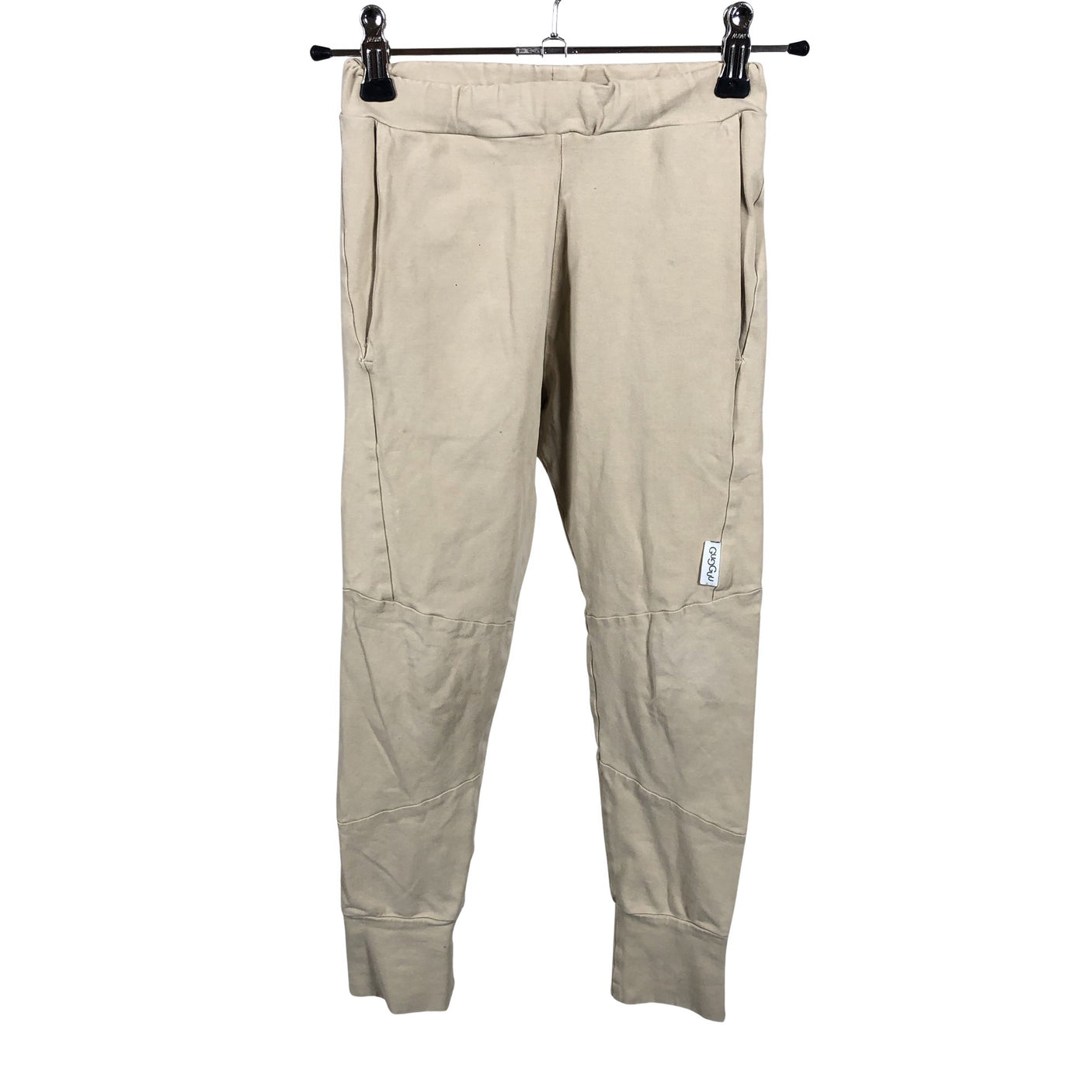 Unisex Gugguu - Trikoohousut, koko 98 - 104 - Beige (1)