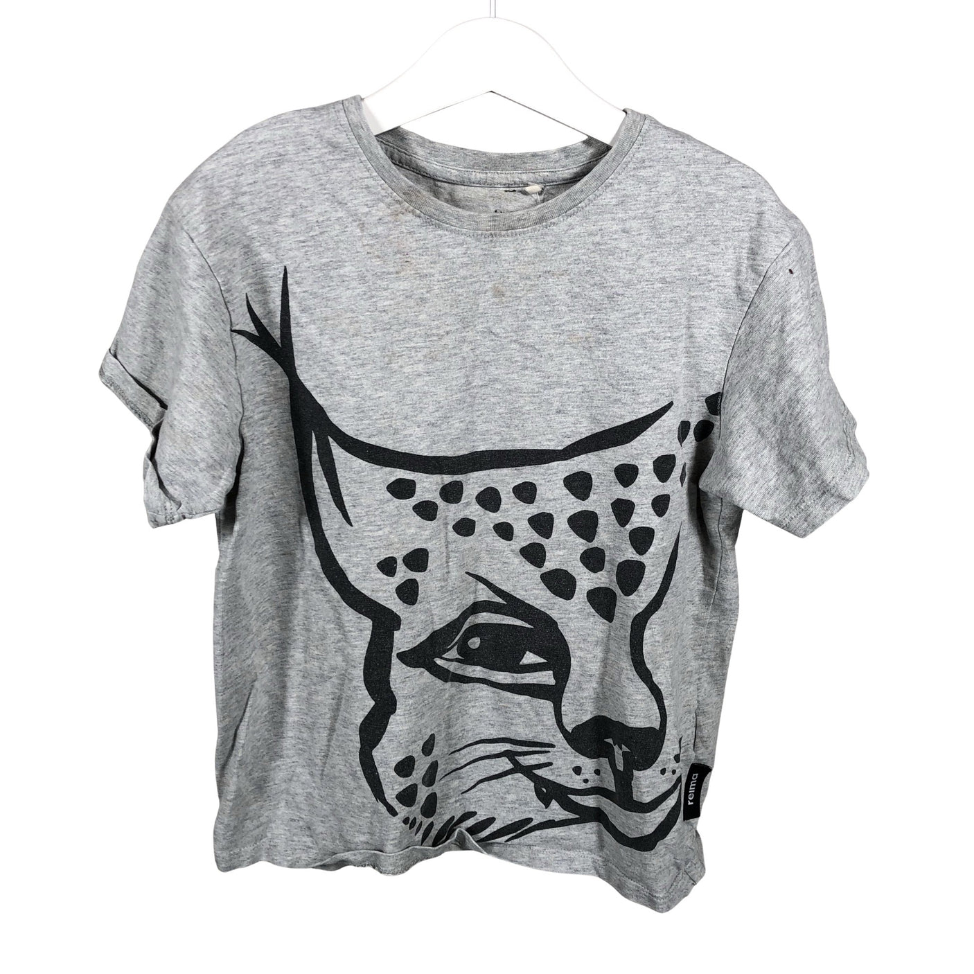 Unisex Reima - T-paita, koko 122 - 128 - Harmaa (1)