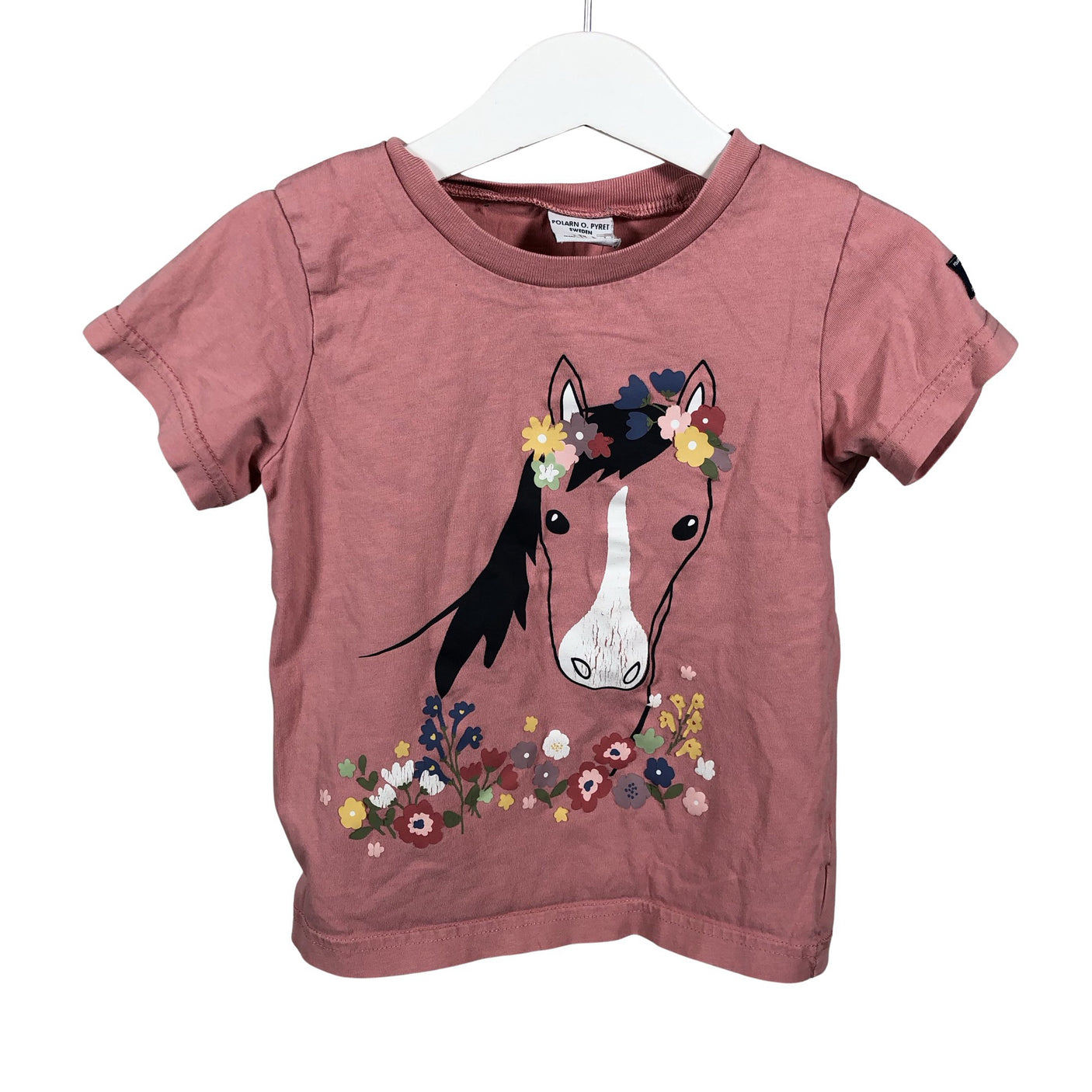 Unisex Polarn O. Pyret - T-paita, koko 92 - 98 - Vaaleanpunainen (1)