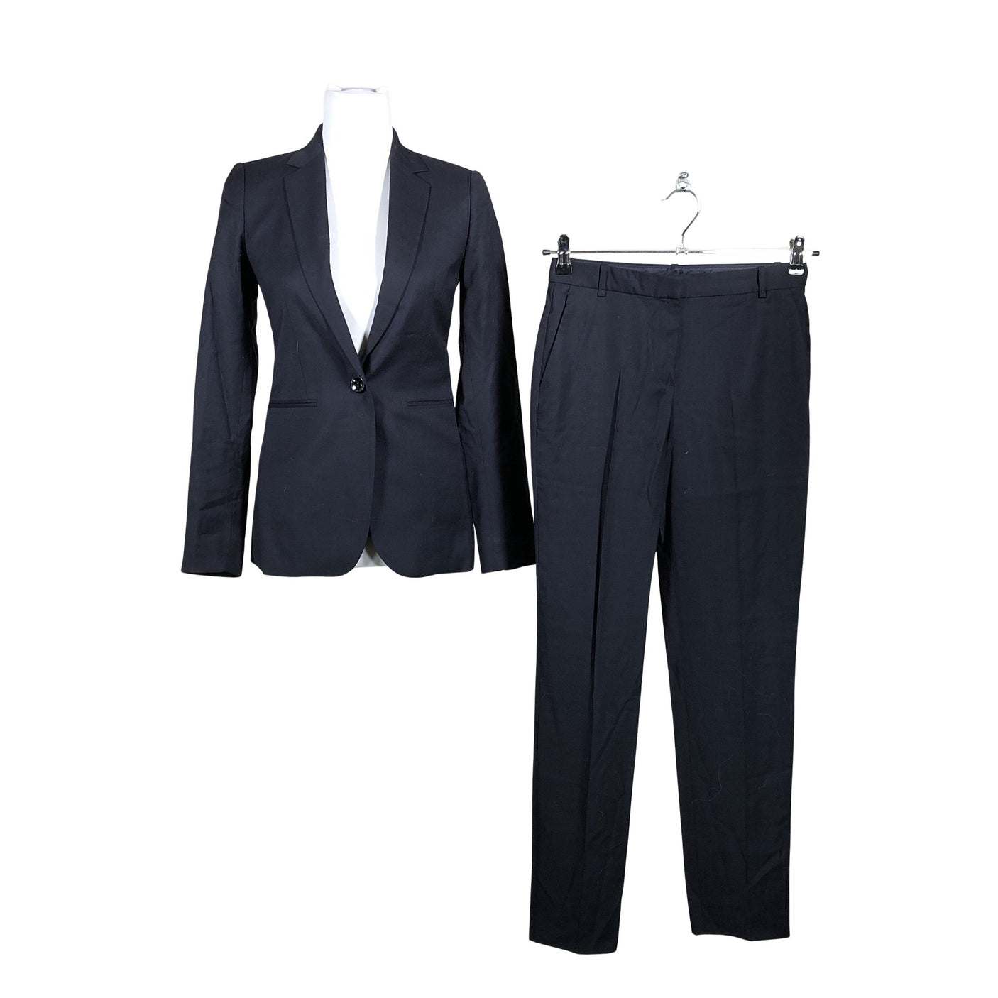 Naisten Massimo Dutti - Jakkupuku, koko 34 - Sininen (1)