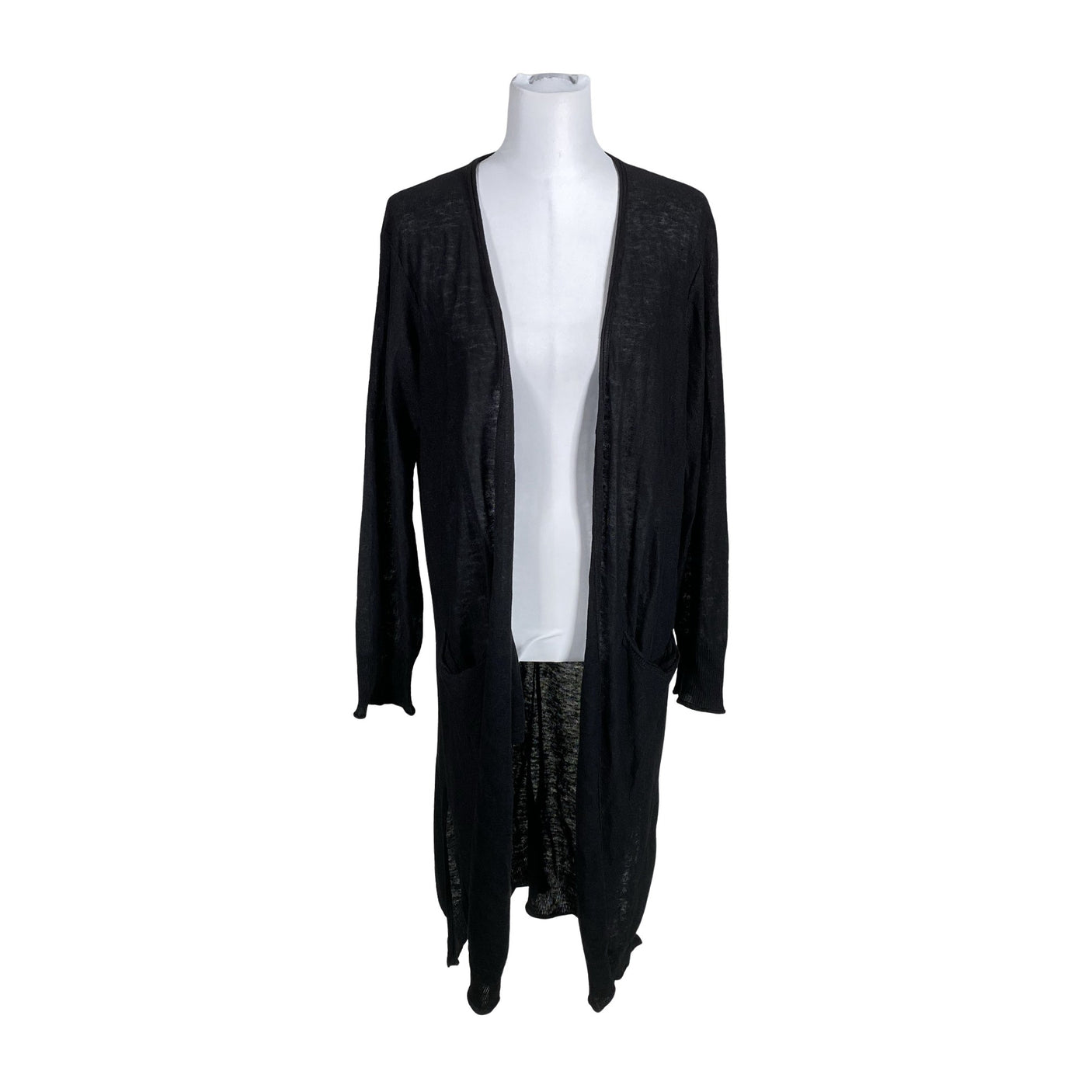 Naisten Donna Karan - Neuletakki, koko 40 - Musta (1)